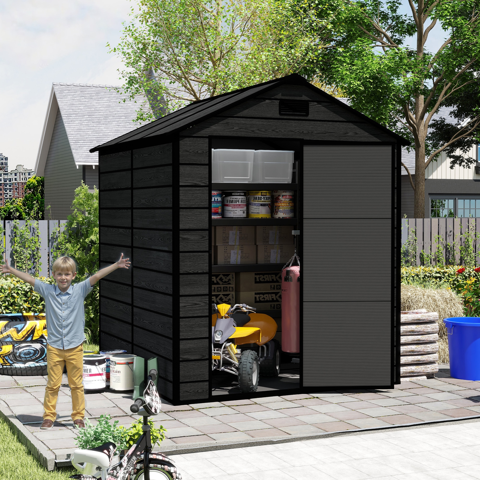 Ayelon CVS00029 Vinyl-Resin-Storage-Buildings - View #3