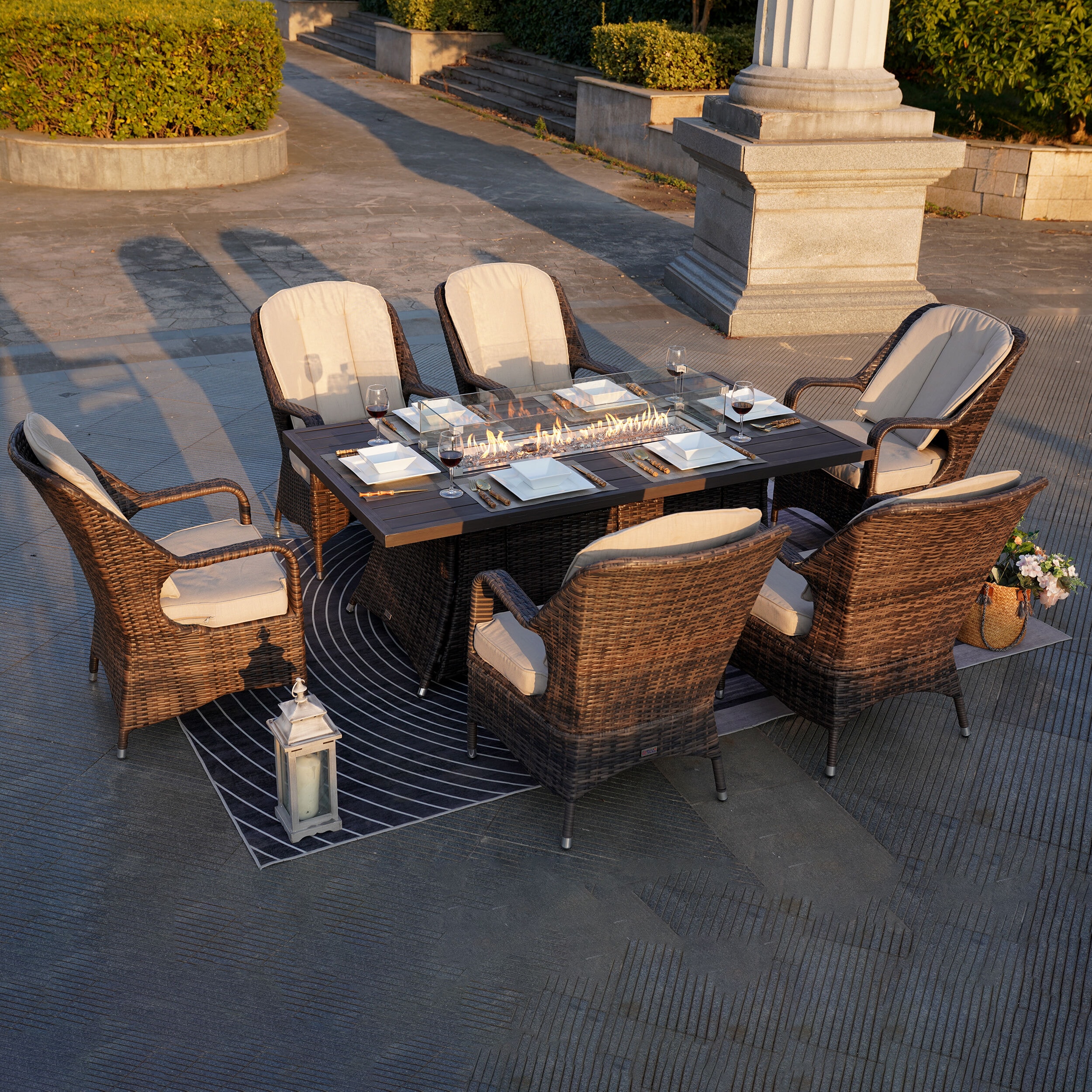 Moda Furnishings 1106RA-009-B Patio-Dining-Sets - View #3