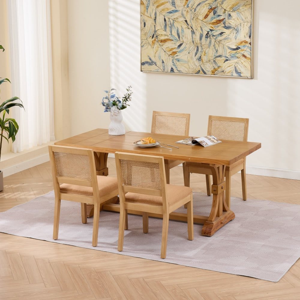 Coolbibila QUILT-DINING-TAN Dining-Chairs - View #5