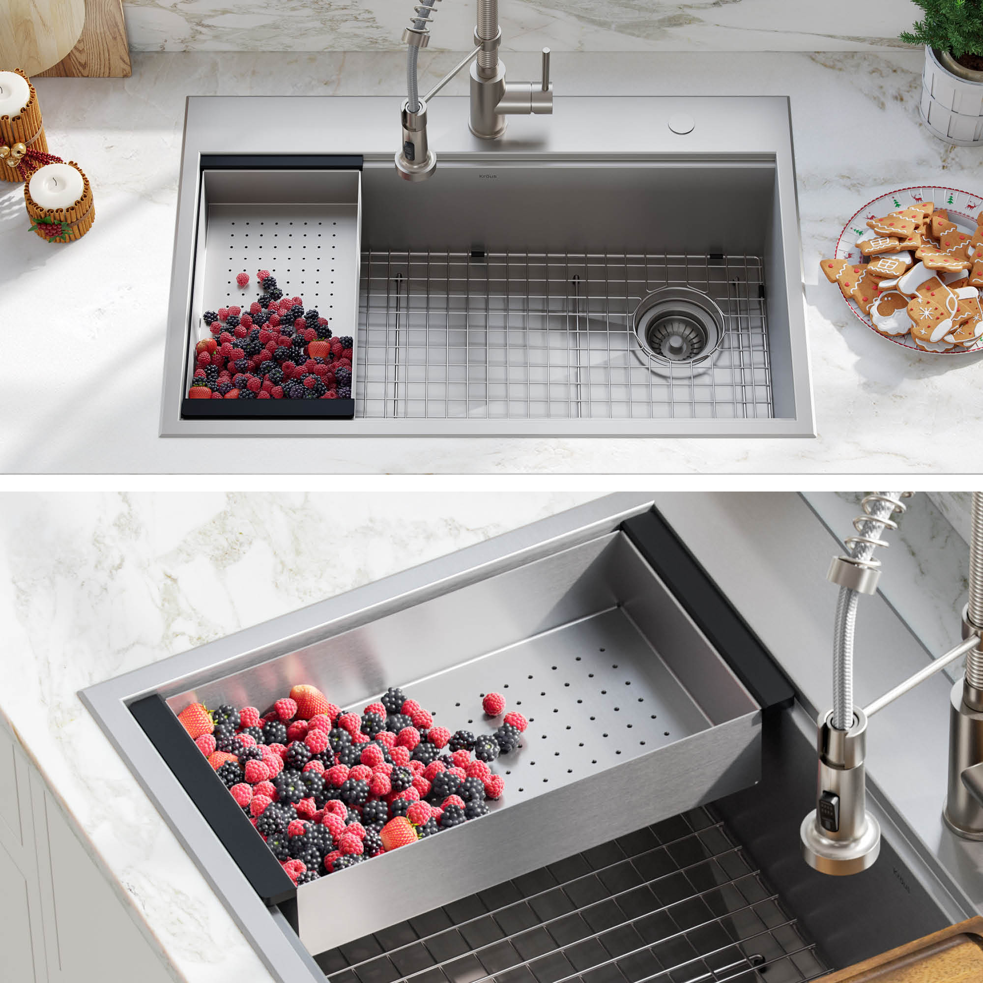 Stainless Steel Workstation Sink Colander