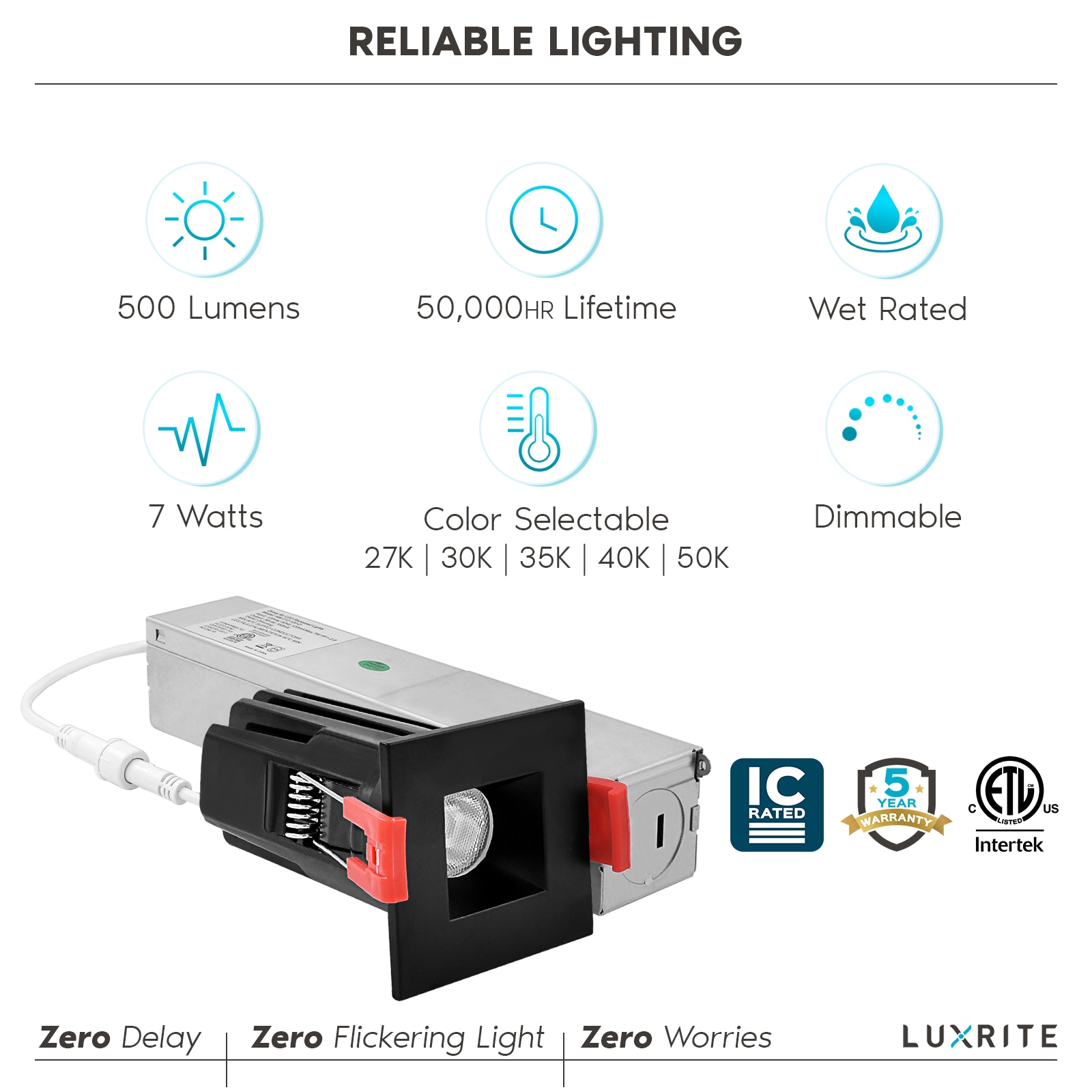 Luxrite LR23460 LR23463-1PK Led-Retrofit-Downlight - View #6