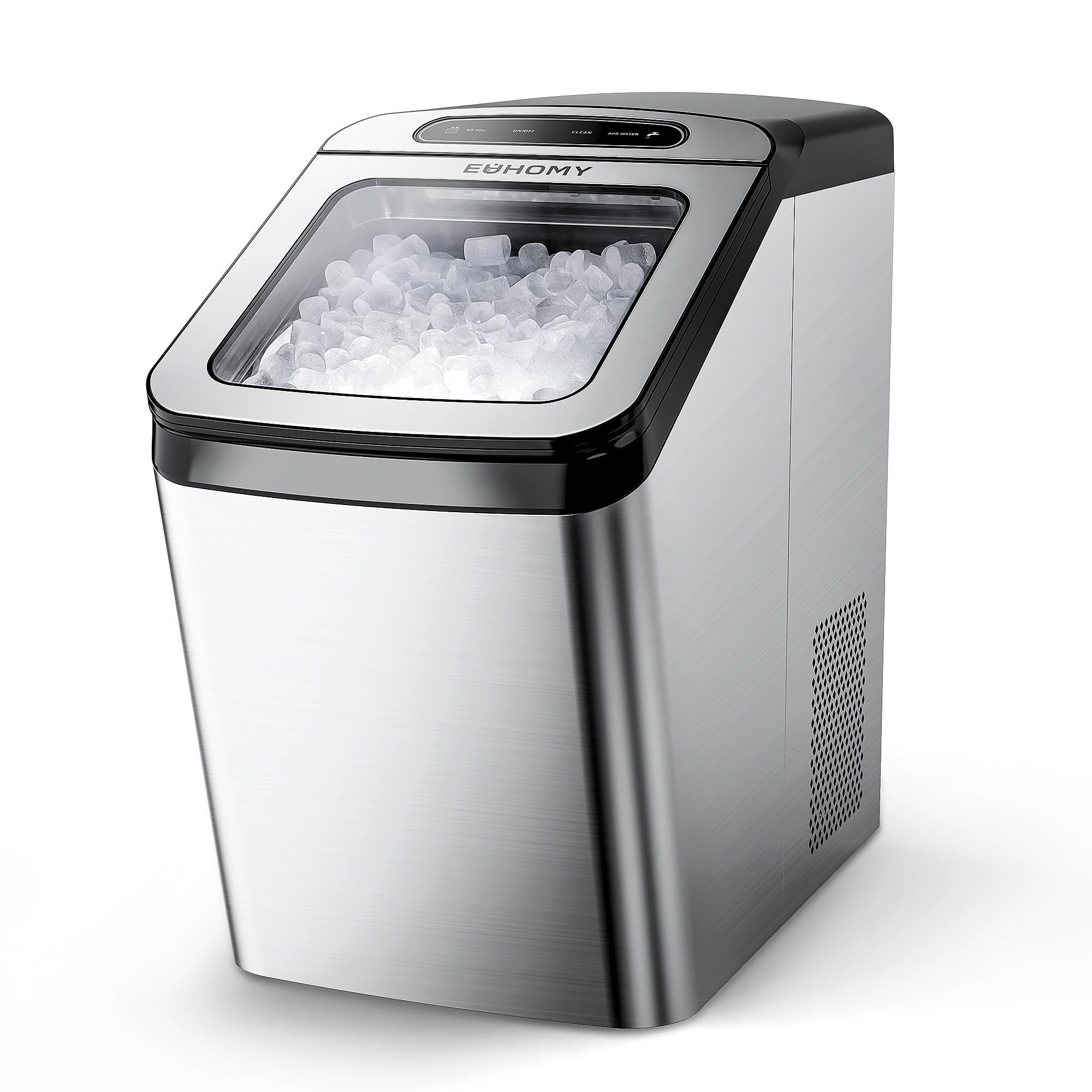 SIMZLIFE IM-03S EUHOMY 34-lb Ice Per day Countertop Nugget/Pebble Ice Maker ( Silver )