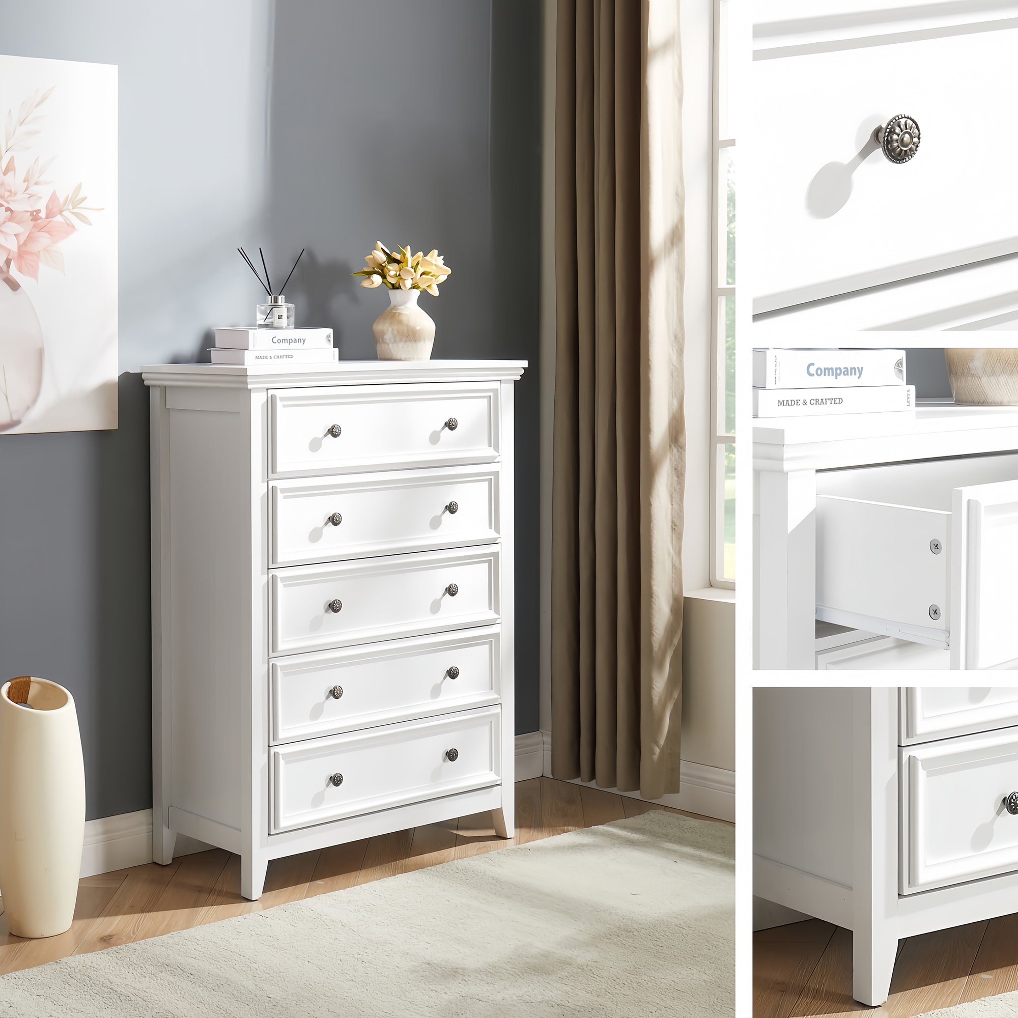 SINOFURN SYC500012WT dressers - View #3