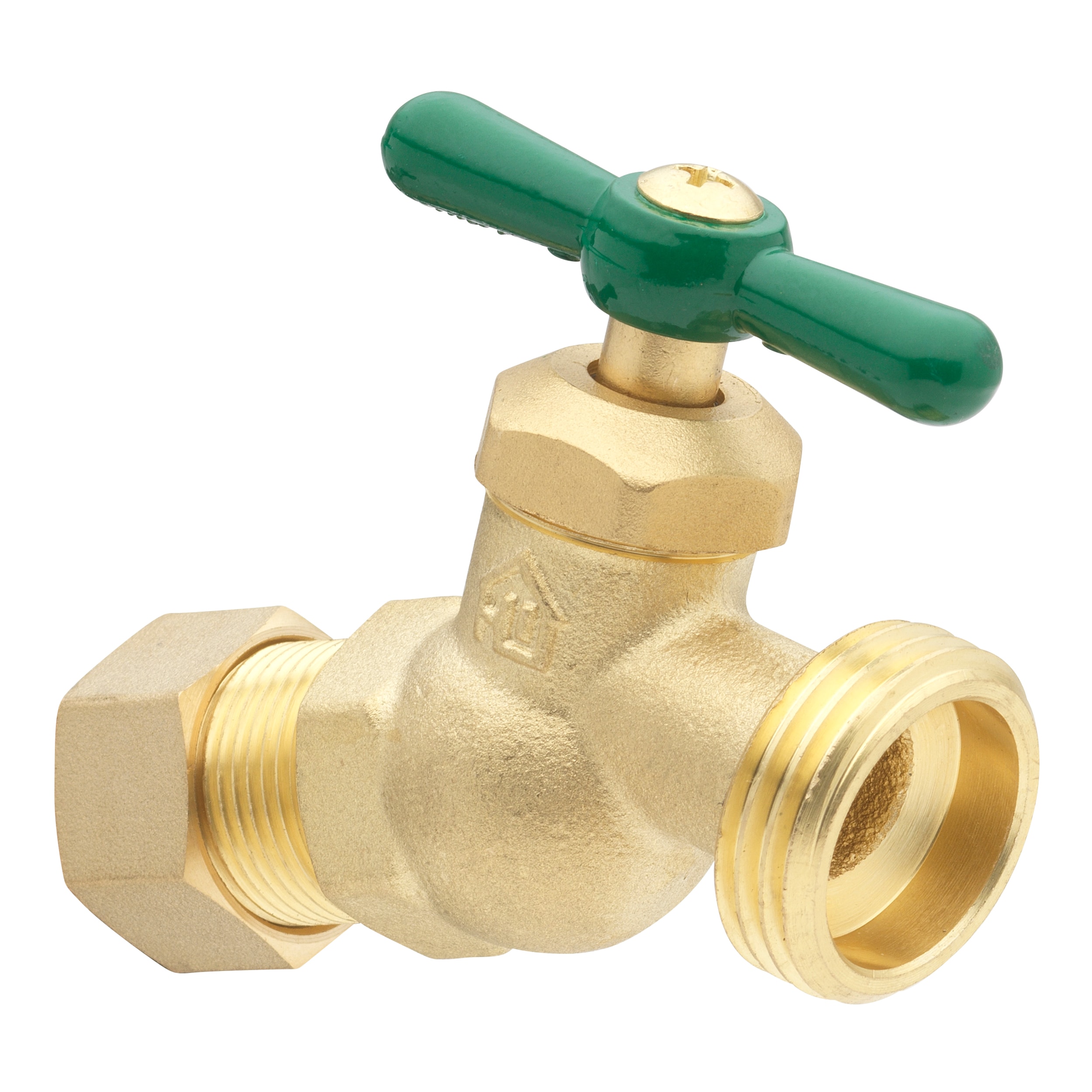 Watts Brass Pipe Fitting, Straight Compression Manifold, Male 3/4in to Male  1/2in
