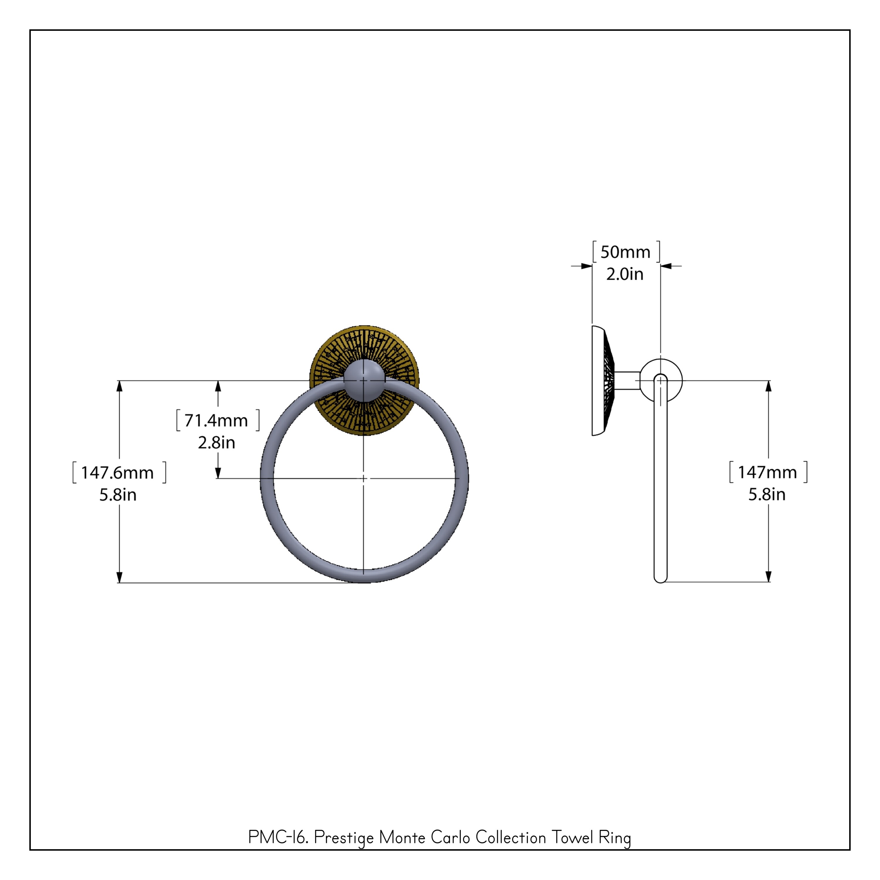 Allied Brass PMC-16-ABR d060355 - View #4