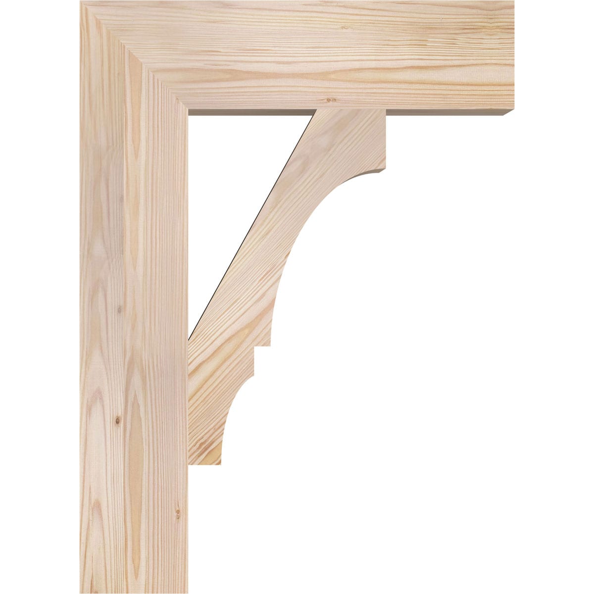 Ekena Millwork BKT06X22X30BOA05SDF Exterior-Brackets-Braces - View #3