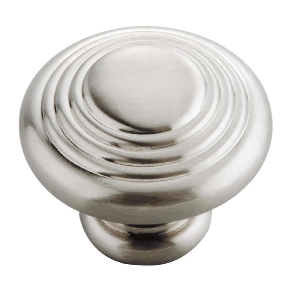 Hickory Hardware P3103-SN Deco 1-1/4-in Satin Nickel Round Traditional Cabinet Knob