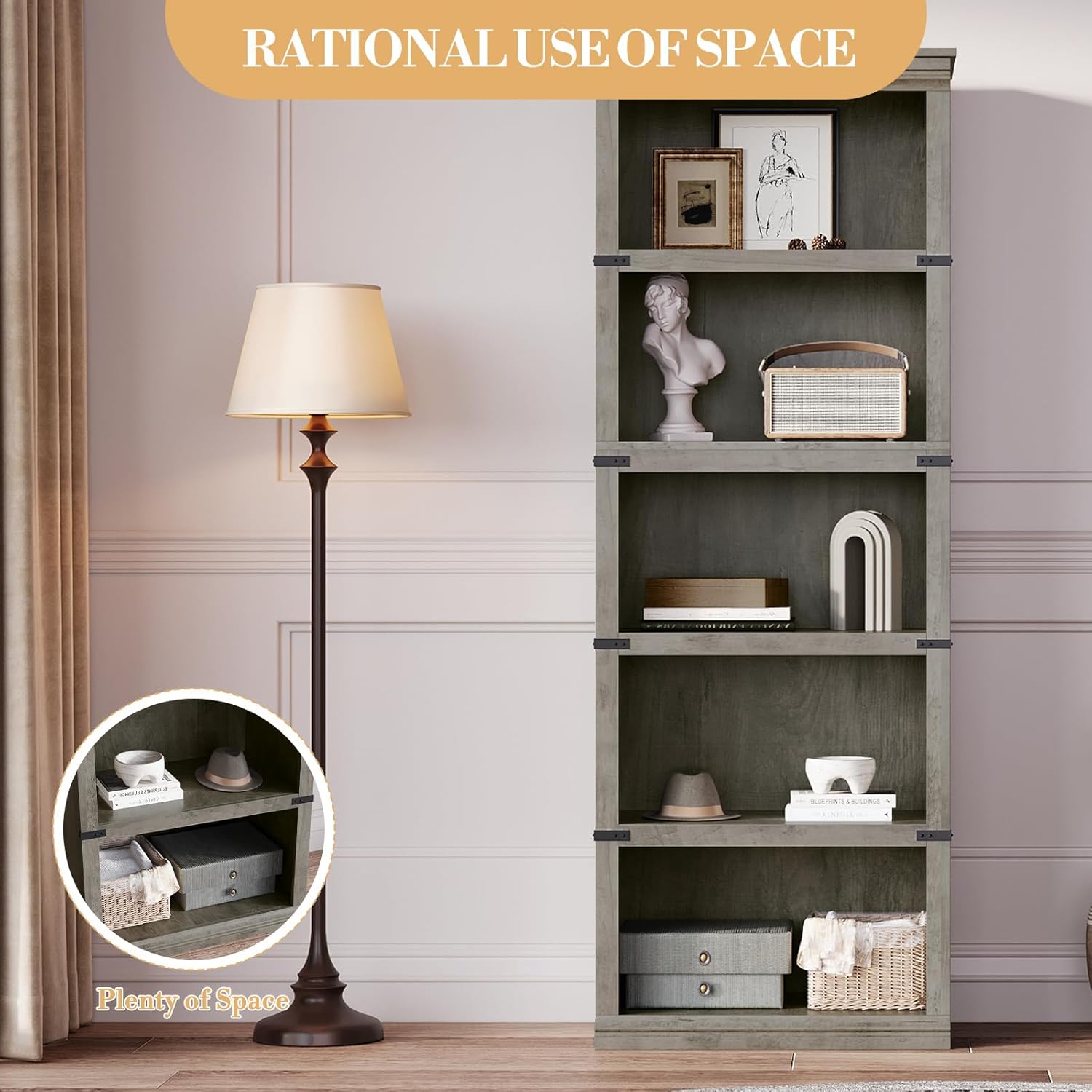 WhizMax ASDPHO0ZZP8O70 bookcases - View #4