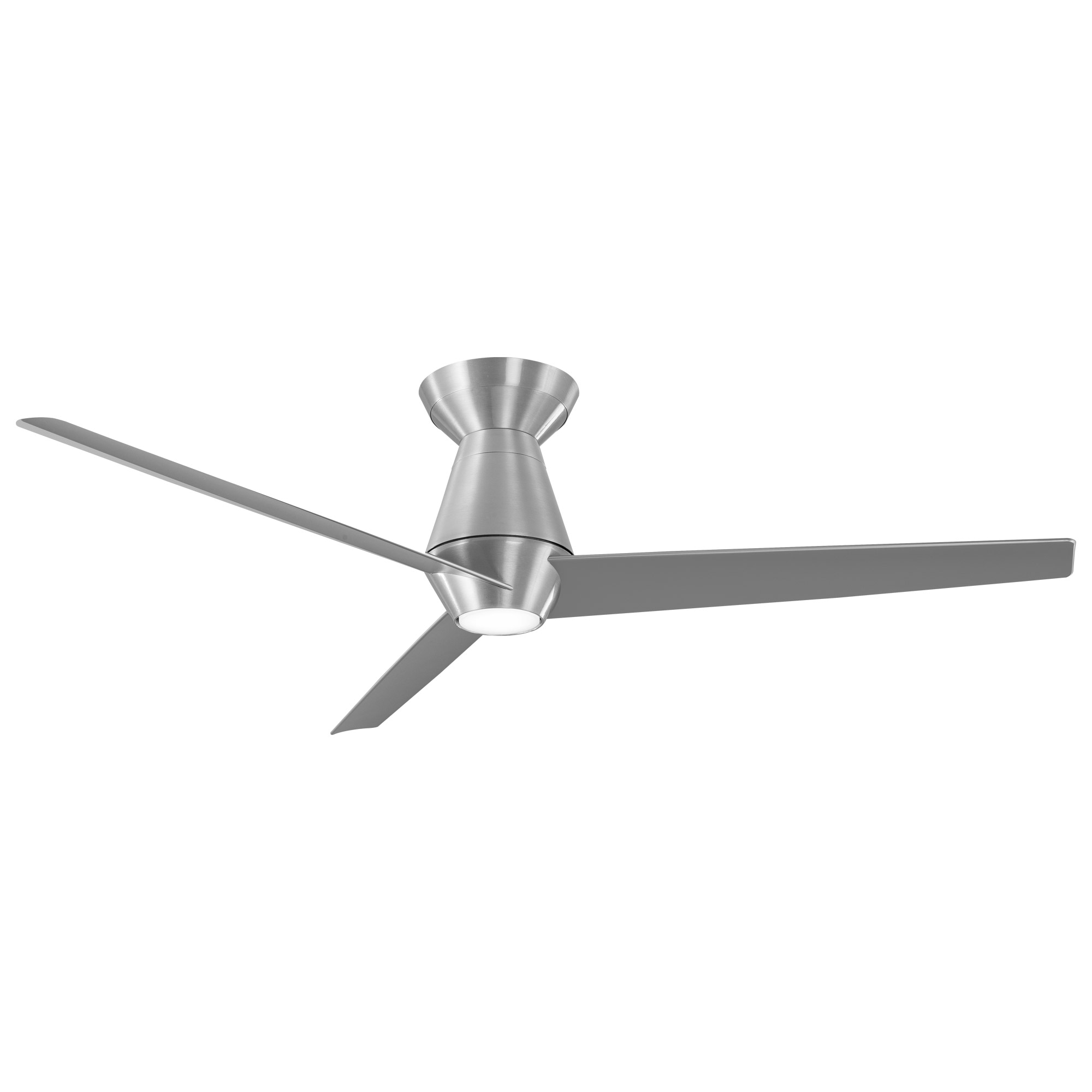 Modern Forms Slim 52-in Brushed Aluminum LED Indoor/Outdoor Flush Mount Smart Ceiling Fan with Light Remote (3-Blade) FH-W2003-52L-BA Uae Electronic uaeelectronic.com