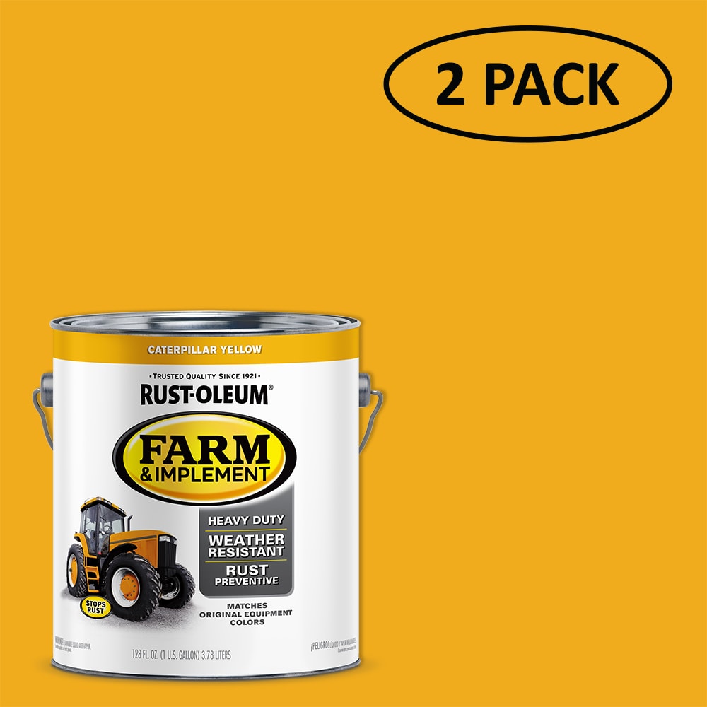 Rust-Oleum 1 qt. Farm Equipment Gloss White Enamel Paint (2-Pack
