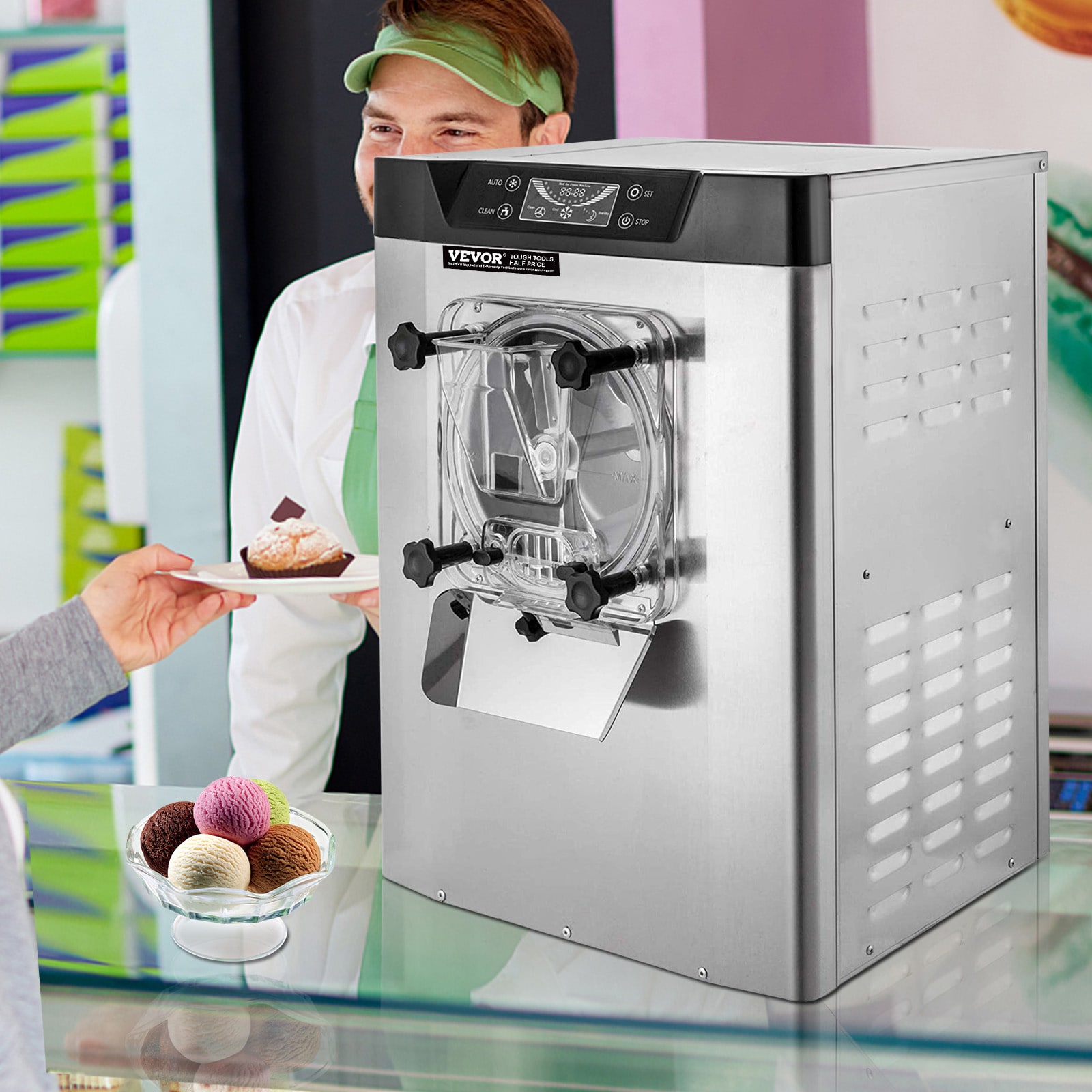 VEVOR BJLJTSYBJBSYKF618V1 Frozen-Confection-Appliances - View #2