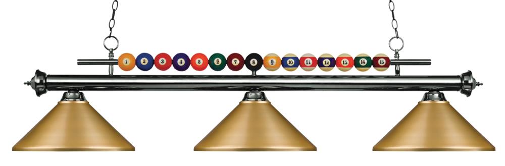 Z-Lite Shark Gun Metal Standard Pool Table Lighting at Lowes.com