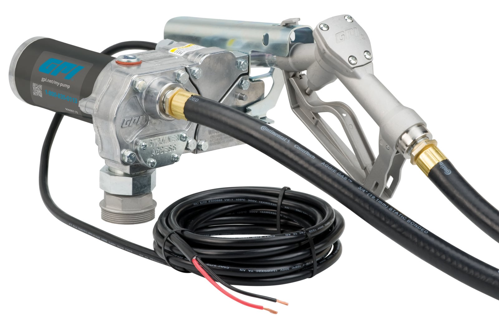 GPI M-150S-MU Fuel Transfer Pump w/Manual Nozzle Ethanol Free 4-cycle Fuel  in the Power Equipment Fuel department at