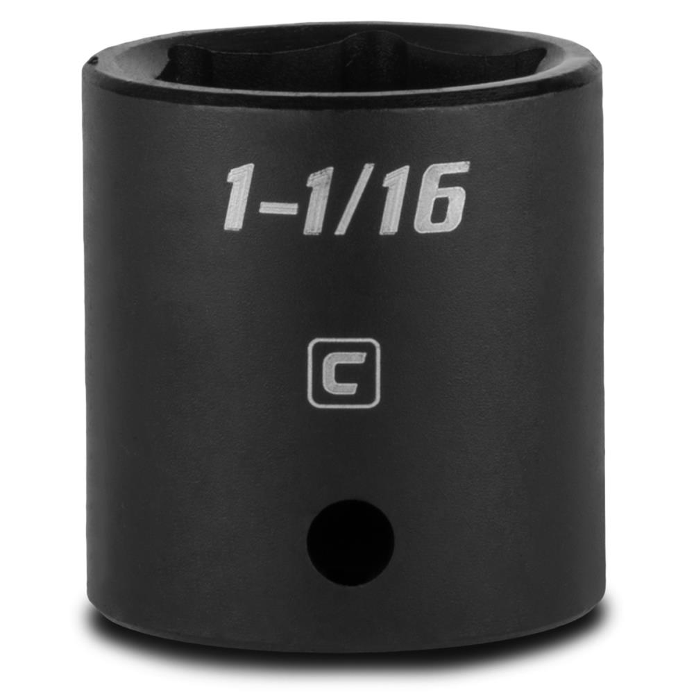Capri Tools CP55062 Standard (SAE) 1/2-in Drive 1-1/16-in 6-point Impact Socket Individual