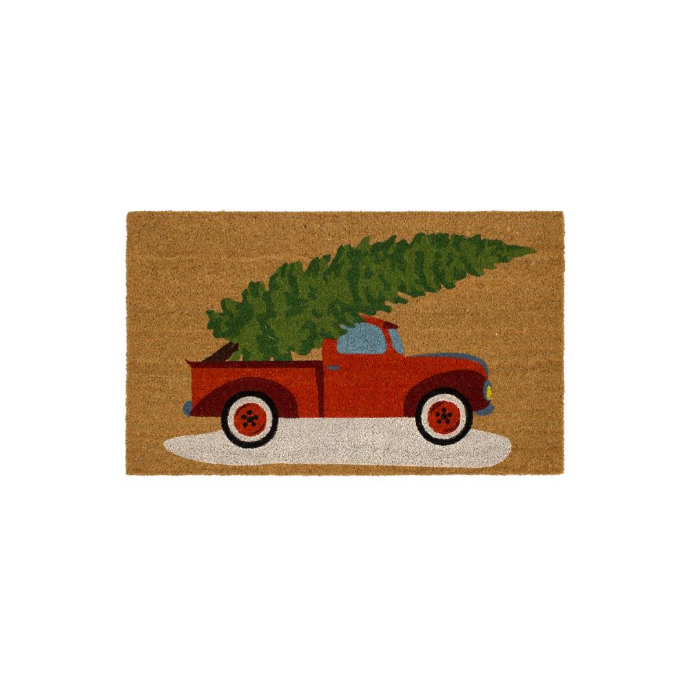 Mohawk Christmas Tree Winter Truck Doormat 