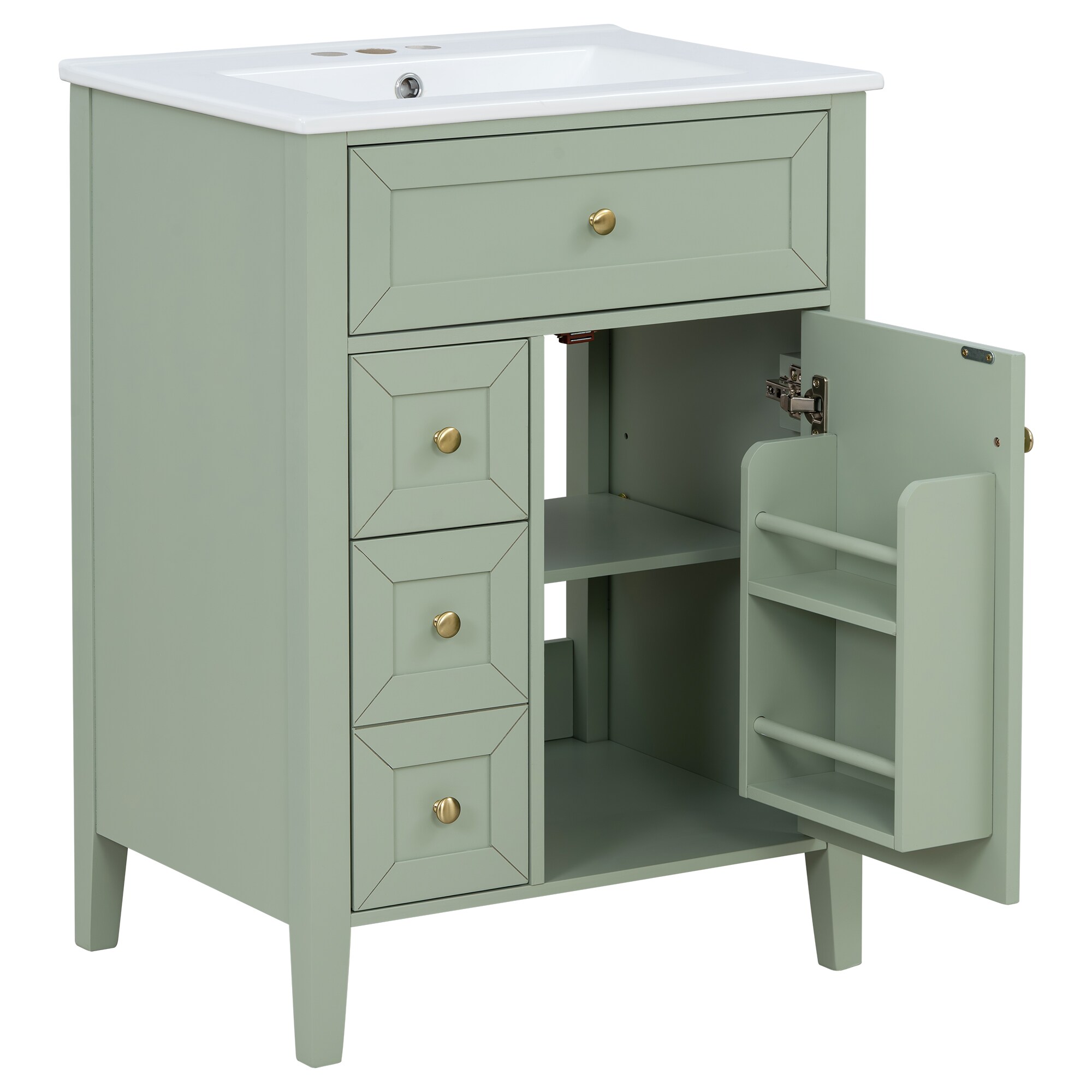 Wooakway FXLS0609-605A158 Bath-Vanity-Combo - View #12
