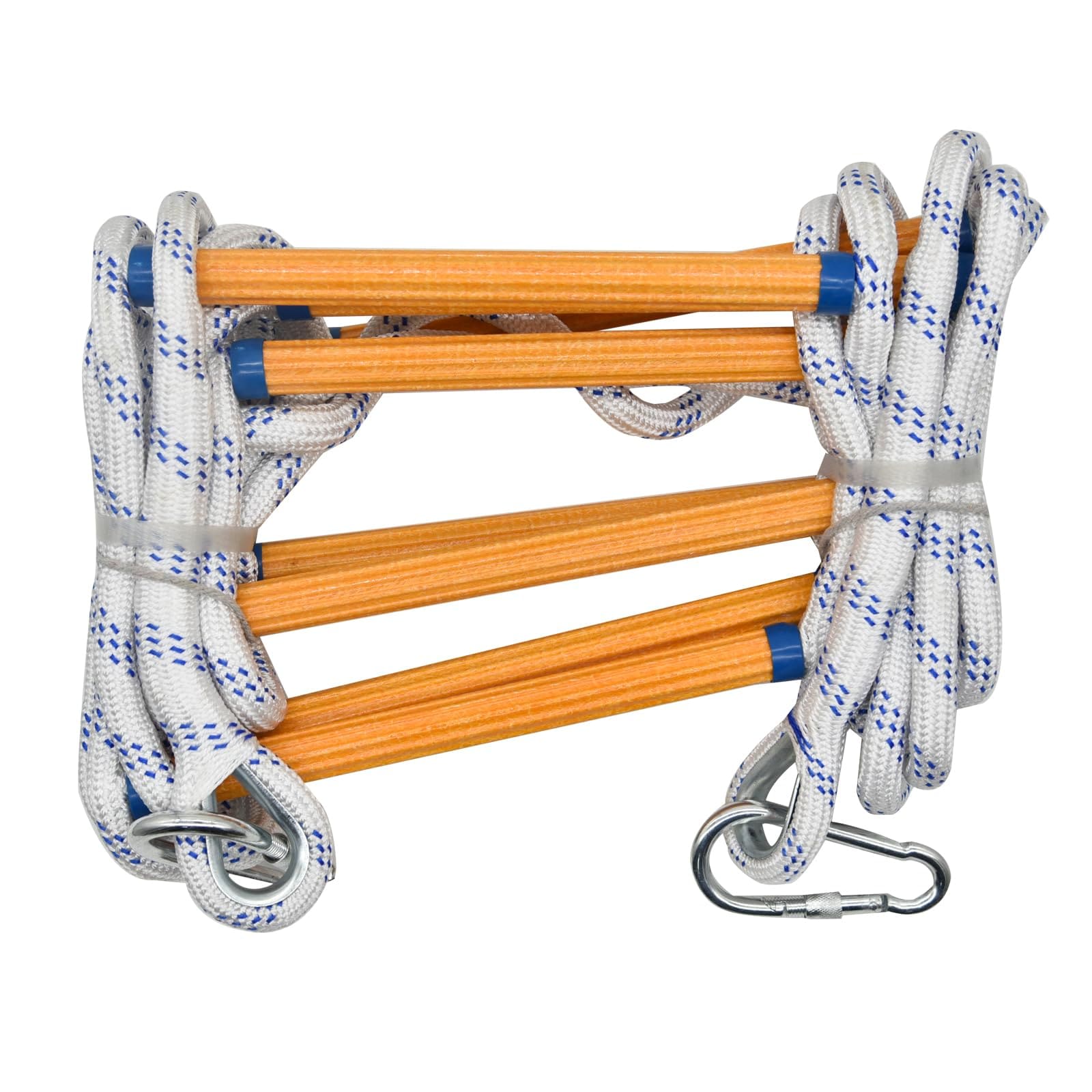 SenQWFa  16ft Fire Escape Ladder Rope Ladder Emergency Escape Ladder for Two to Three Story Homes durable home and garden accessory designed for