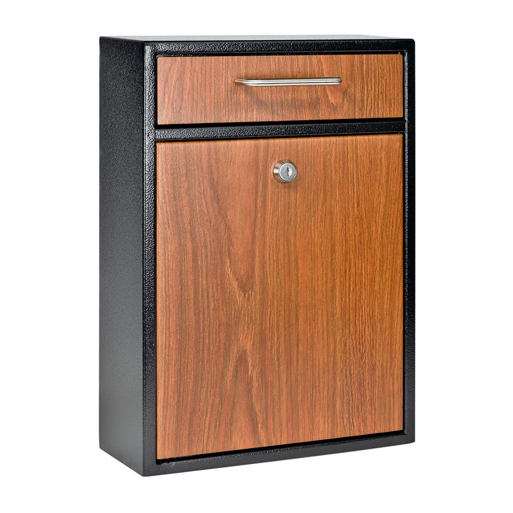 Mail Boss 7427 Olympus Locking Metal Standard Mailbox Black