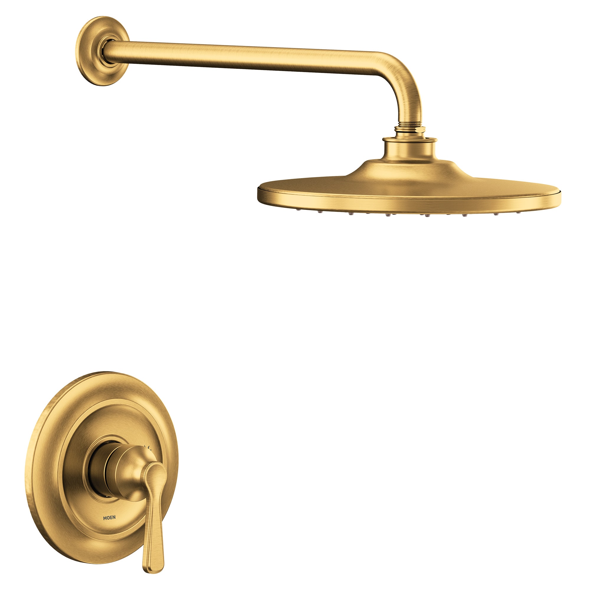 Moen UTS244202EPBG Colinet Brushed Gold 1-handle Single Function Round Shower Faucet