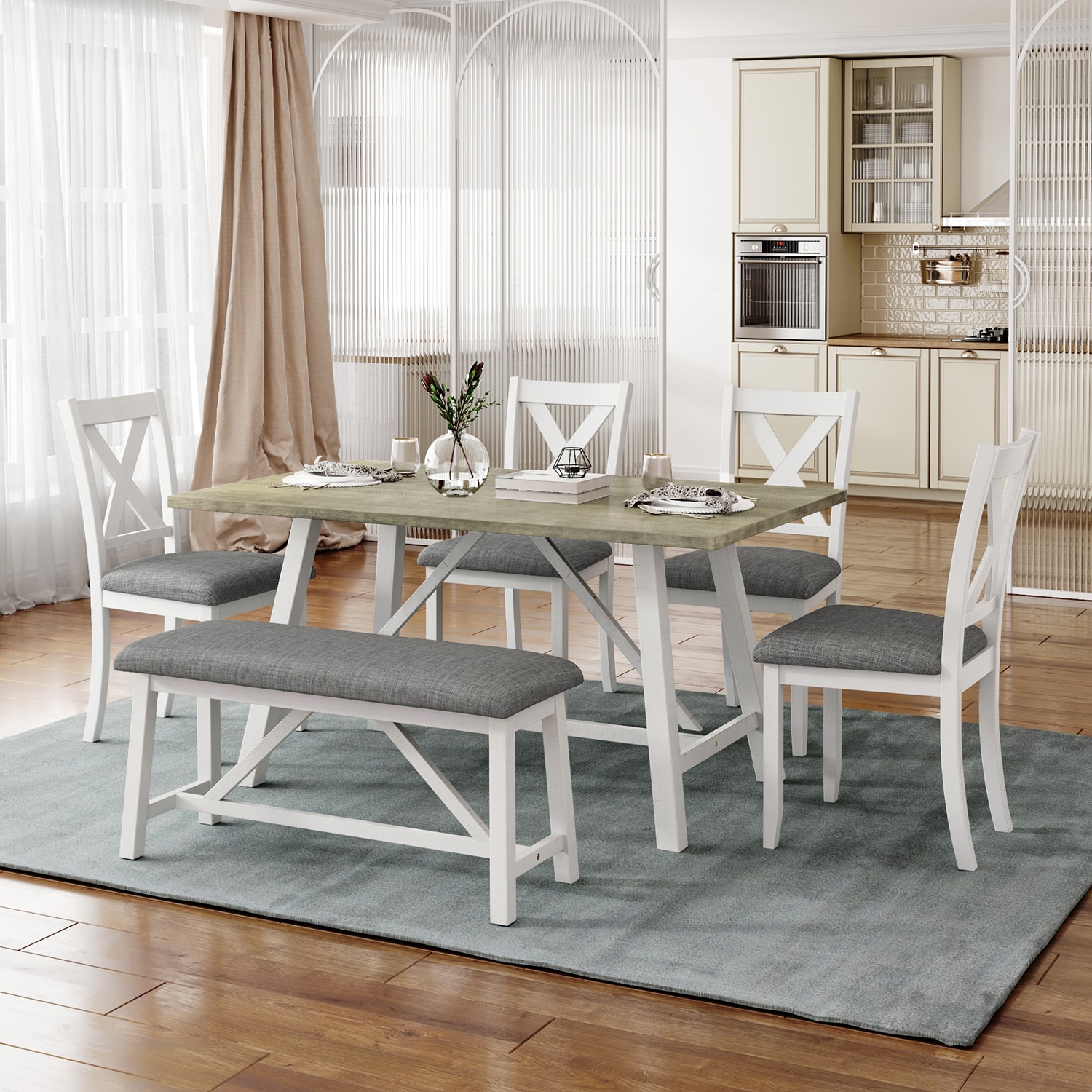 SINOFURN SYA010213WT Dining-Sets - View #17