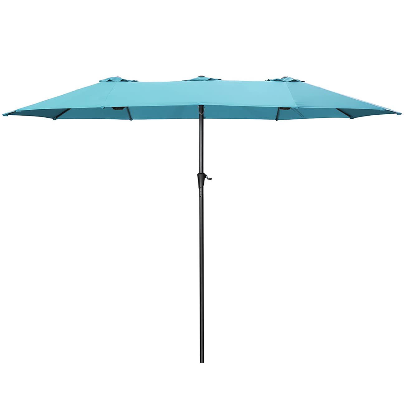 GDY GD-OTU032BL 9-ft Steel Multiple colors/finishes Crank Garden Patio Umbrella