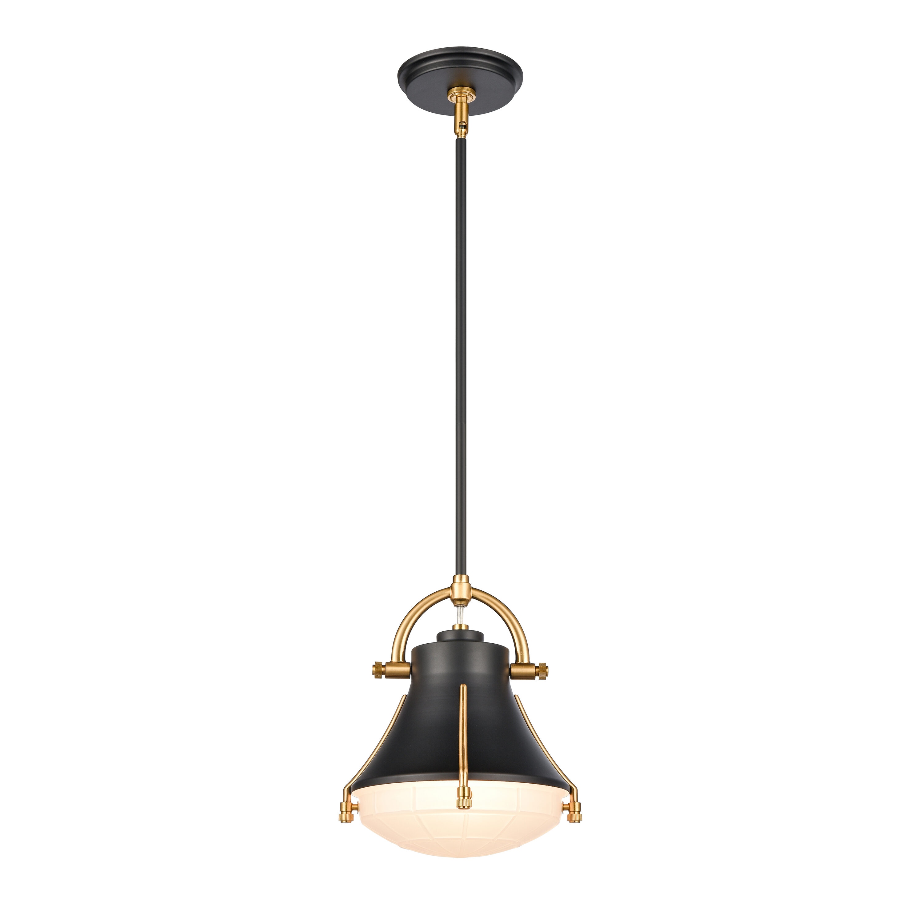 Westmore by ELK Lighting LW-220711062 Angus 1 -Light Black Transitional Globe Mini Hanging Pendant light