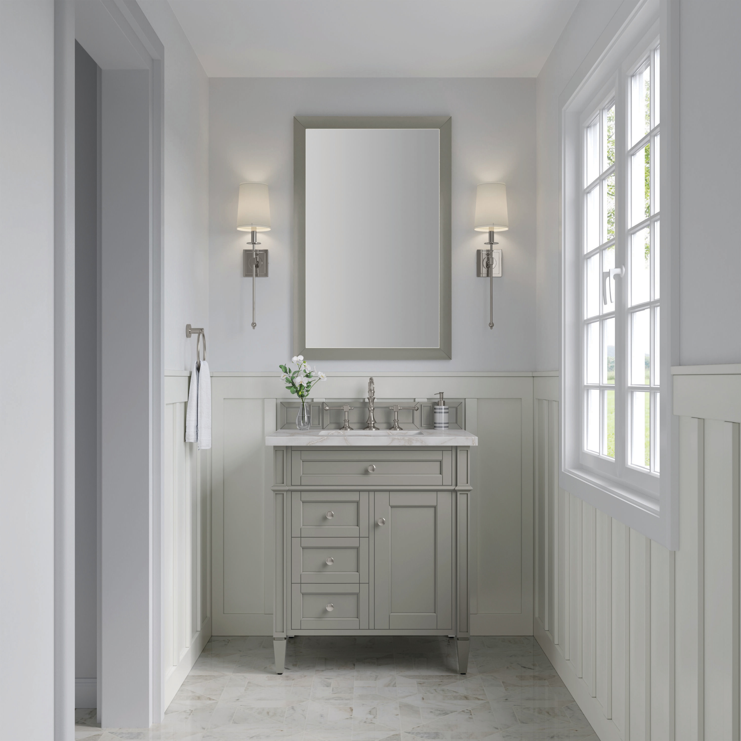 James Martin Vanities 650-V30-UGR-3VSL Bath-Vanity-Combo - View #2