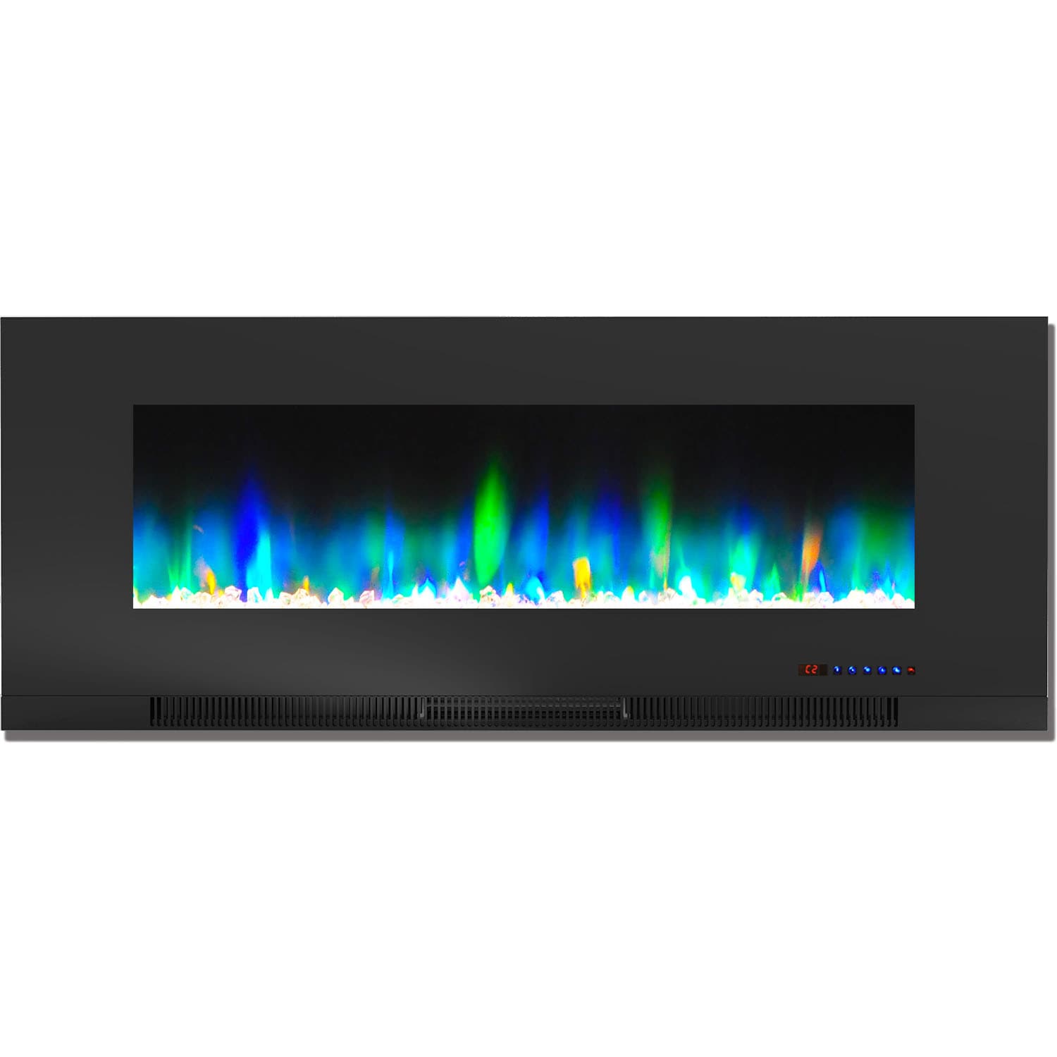 AOXUN 50-in W Black LED Electric Fireplace H20018 Sansujyuku sansujyuku.com