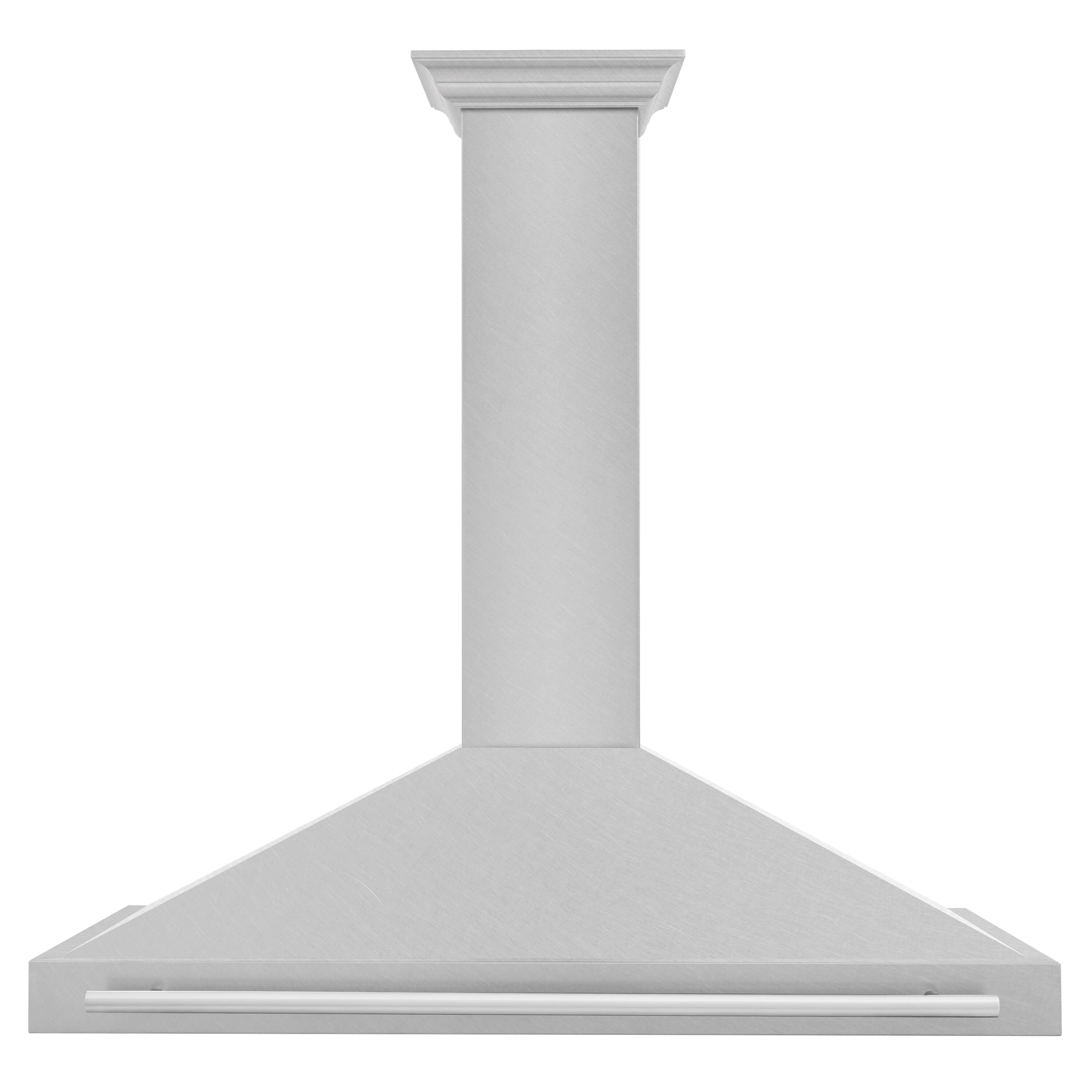 ZLINE KITCHEN & BATH KB4SNX-48 48 inch Convertible 400-CFM Recirculating Satin Stainless Steel Wall-Mounted Range Hood