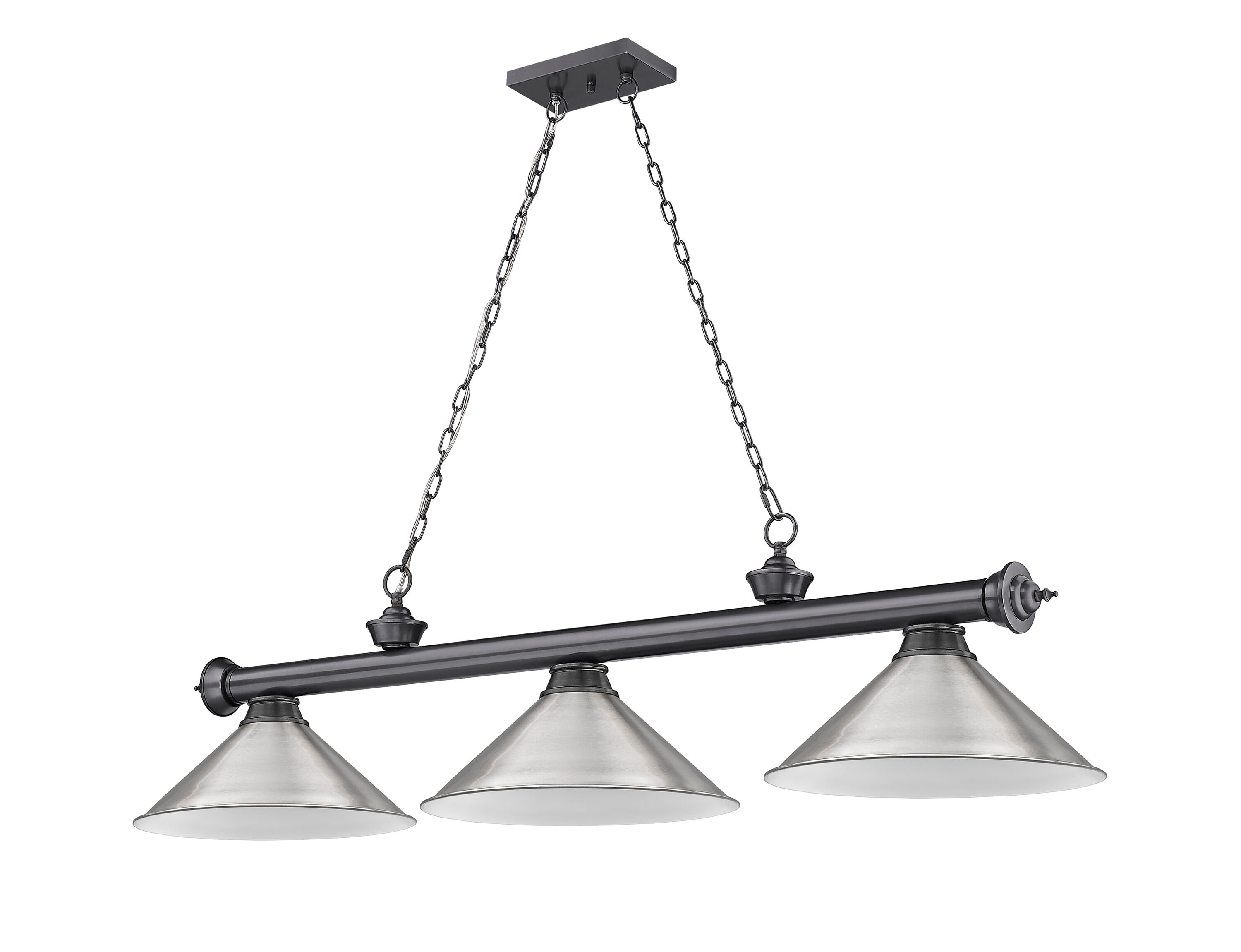 Z-Lite 2306-3BP-BN15 Pool-Table-Lighting - View #5