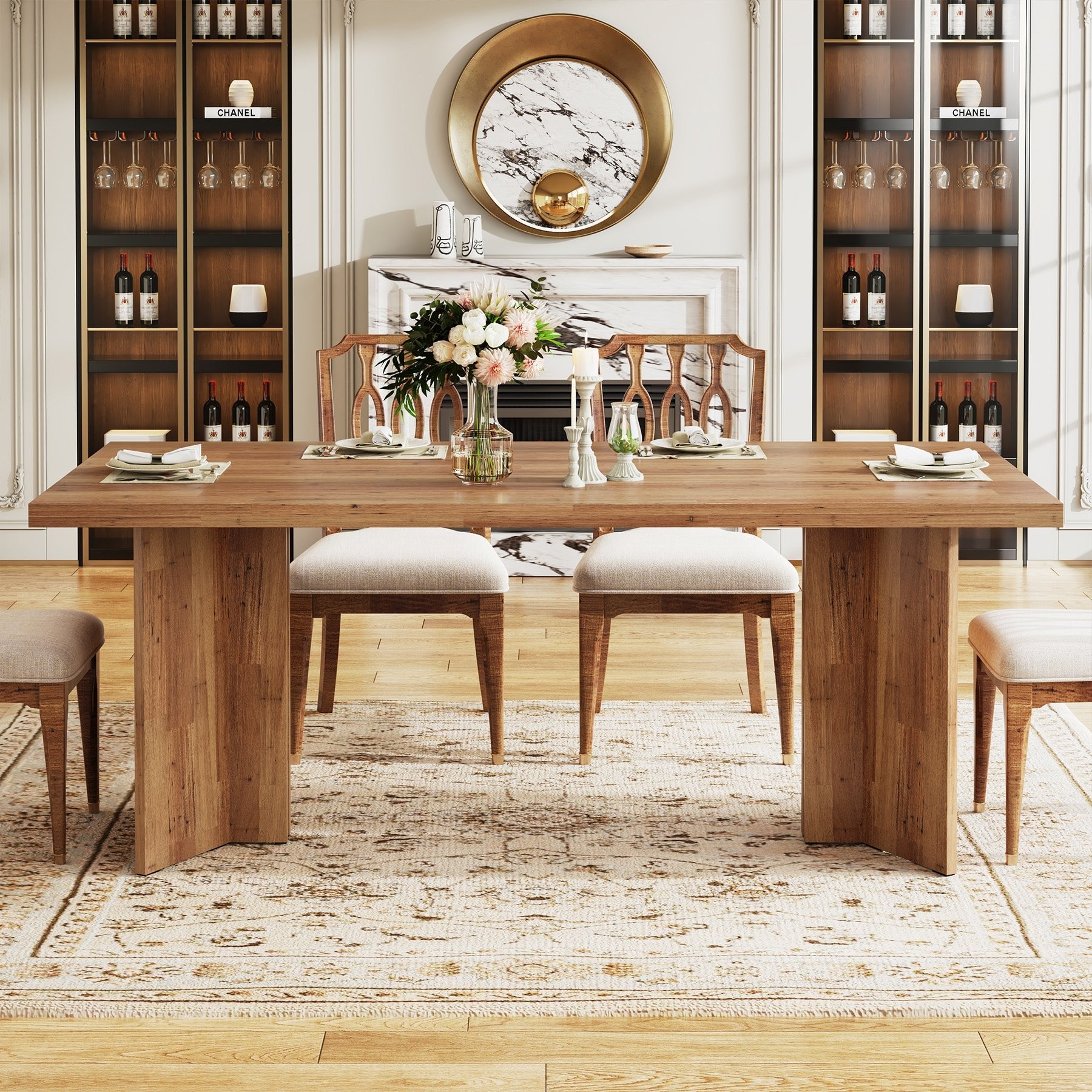Tribesigns HOGA-JW0676X-YN Dining-Tables - View #4