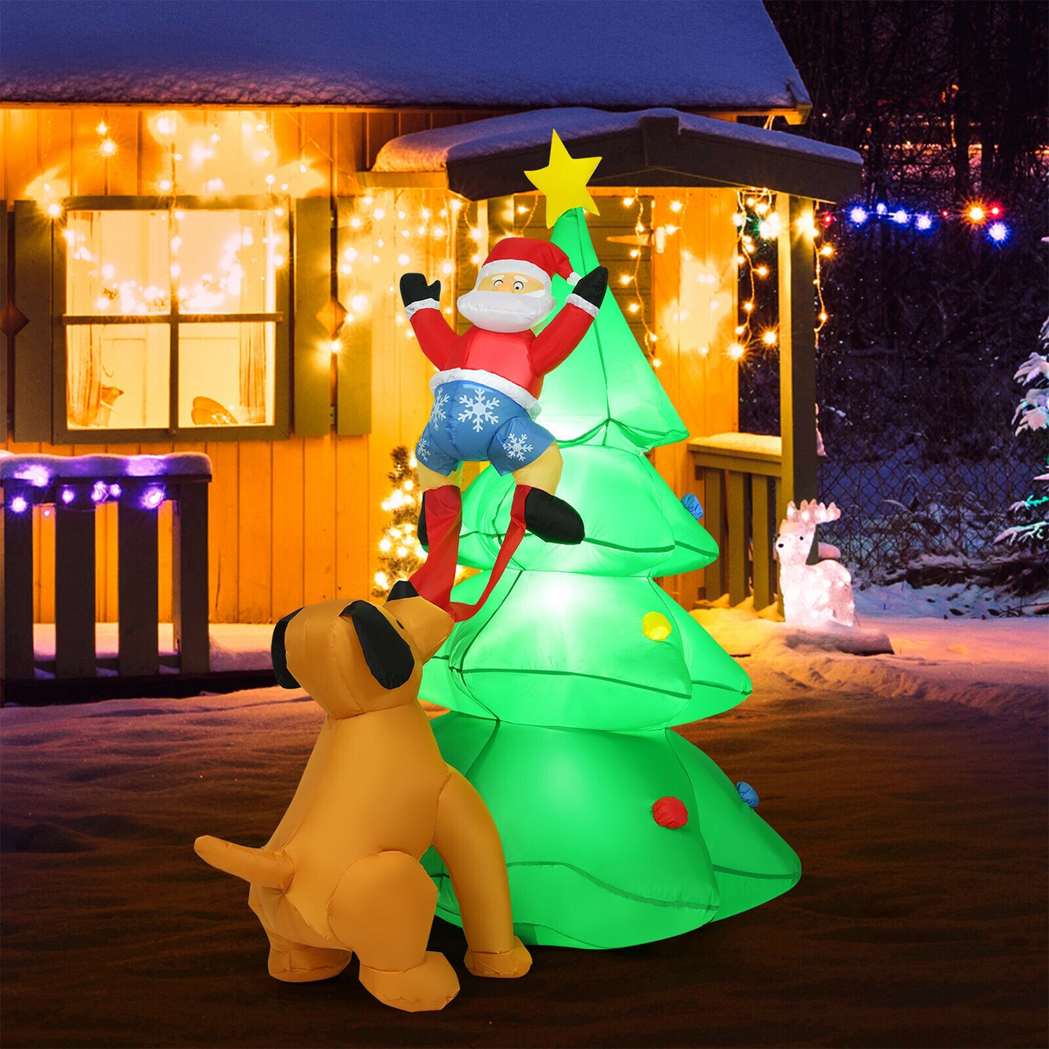 WELLFOR HYZ23946US Christmas-Inflatables - View #9
