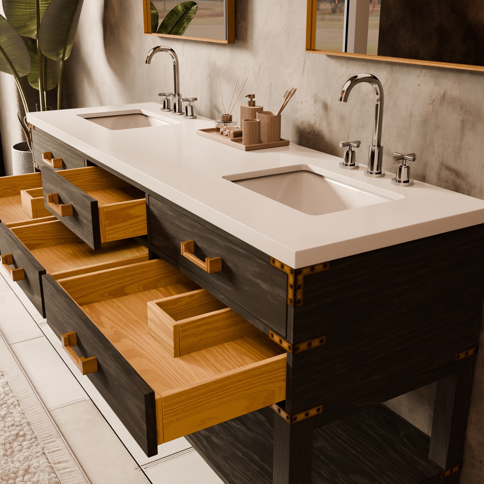 Lexora LVGR72DJ301 Bath-Vanity-Combo - View #7