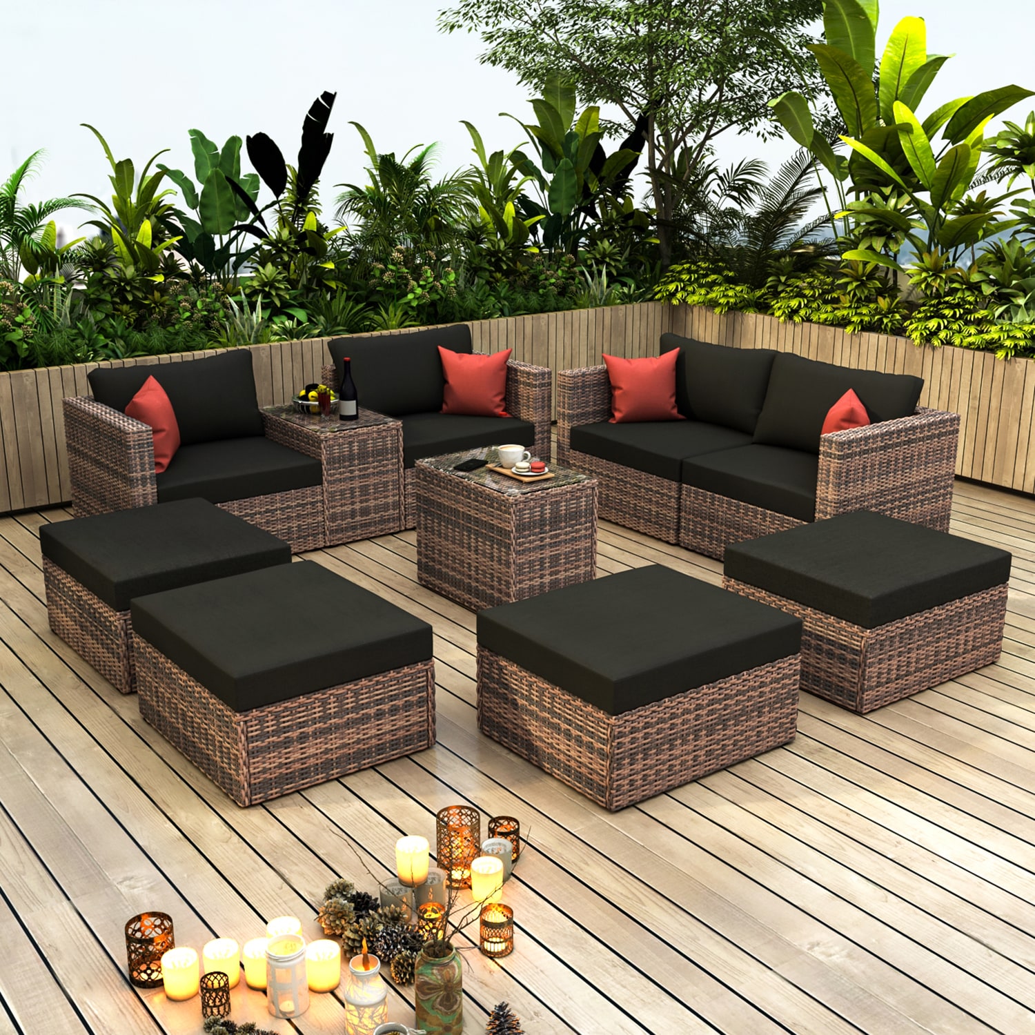 SINOFURN SYA990036BK Patio-Conversation-Sets - View #14