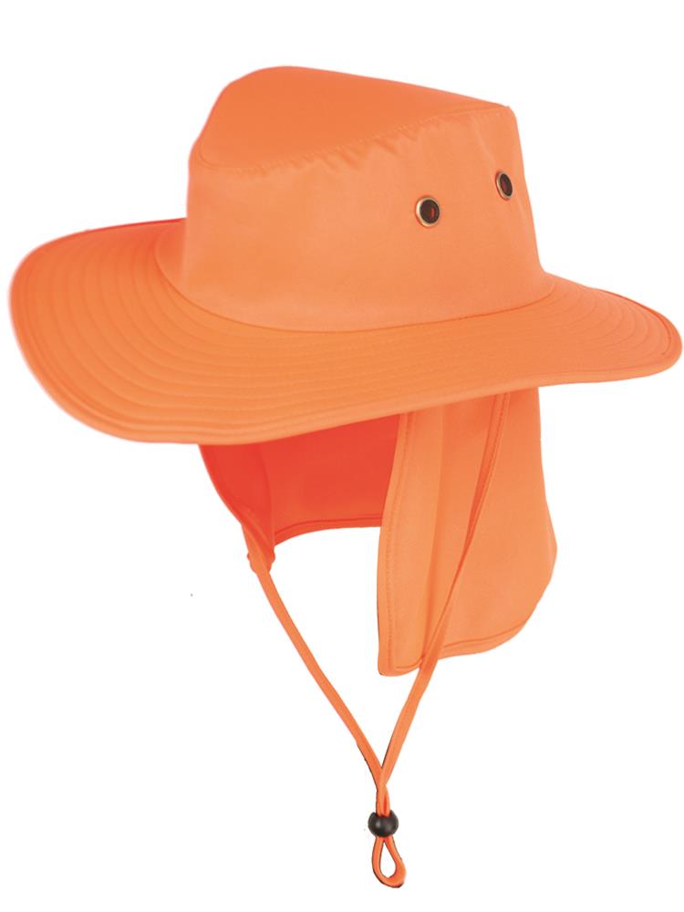 Goldcoast Adult Unisex Orange Nylon Flap Cap in the Hats department at