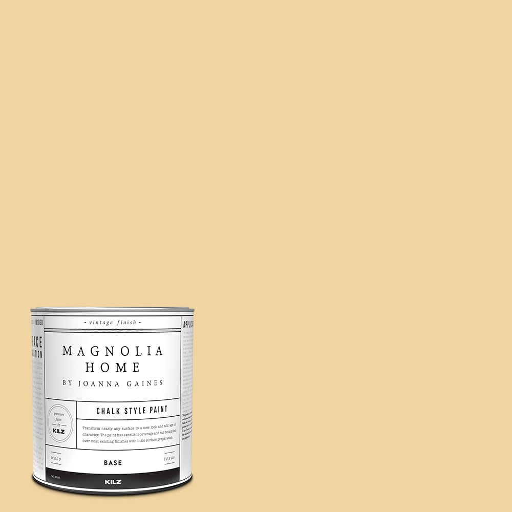 Magnolia Home MAG046-4082230 by Joanna Gaines Water-based Tintable Low Odor Lemony Chalky Paint (1-quart)