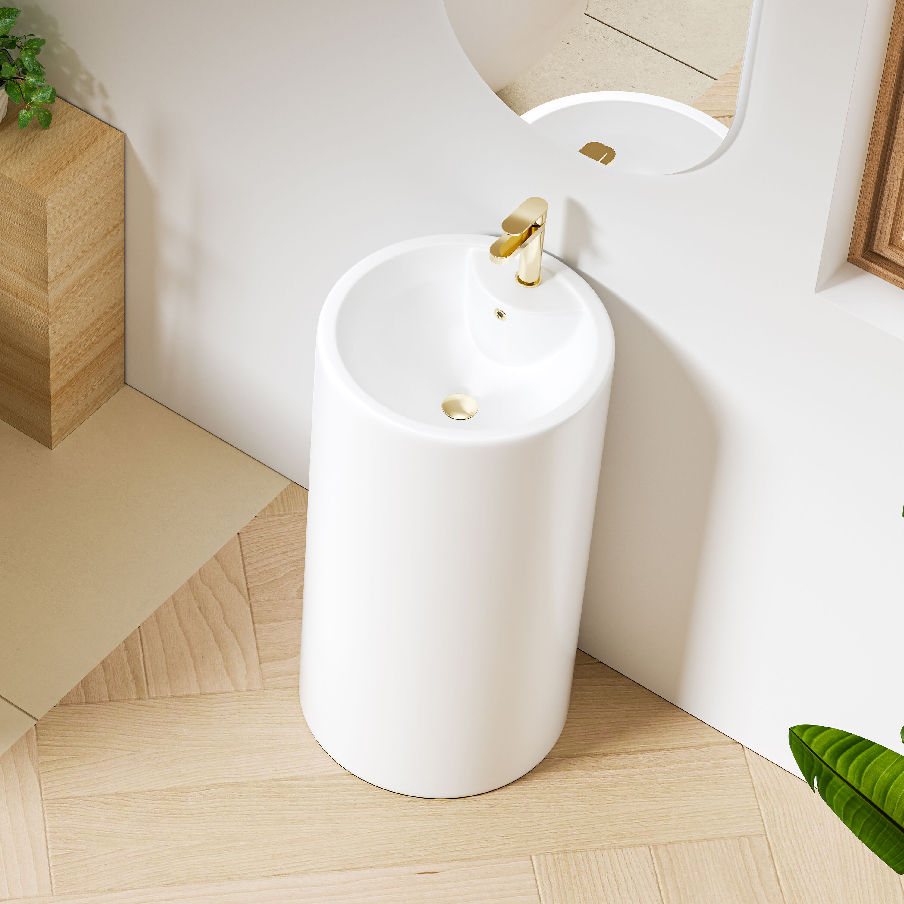 Eridanus ERI-PB-401 Complete-Pedestal-Lavatories - View #3