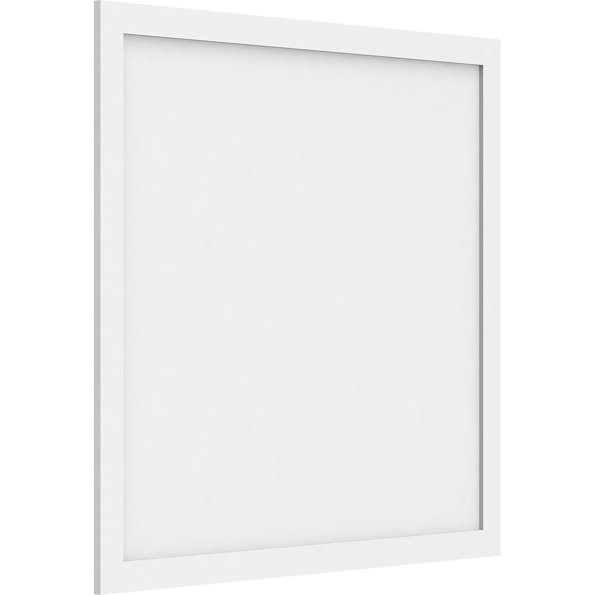 Ekena Millwork WALP40X38X062CNL 40-in x 38-in Smooth Paintable/Stainable White PVC Fretwork Wall Panel (