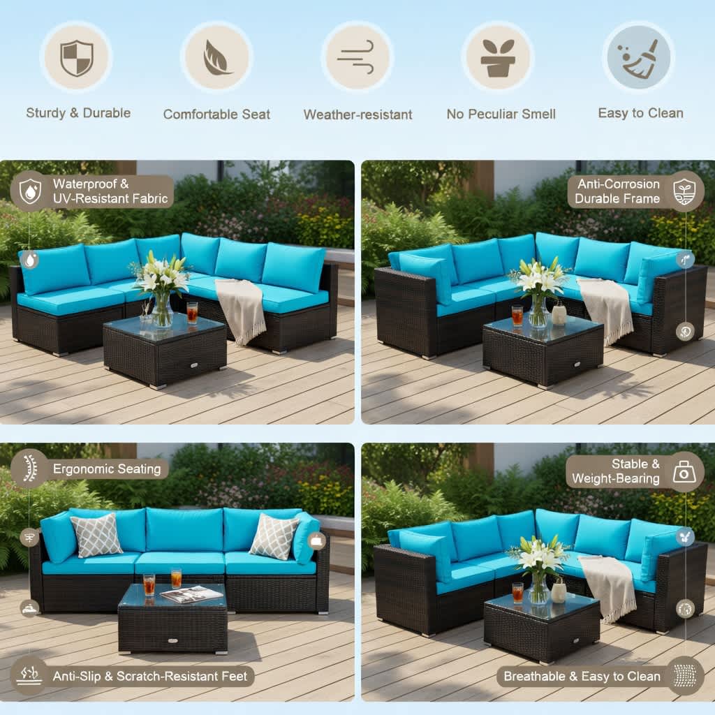 VERYKE 6219408002620 Patio-Conversation-Sets - View #4