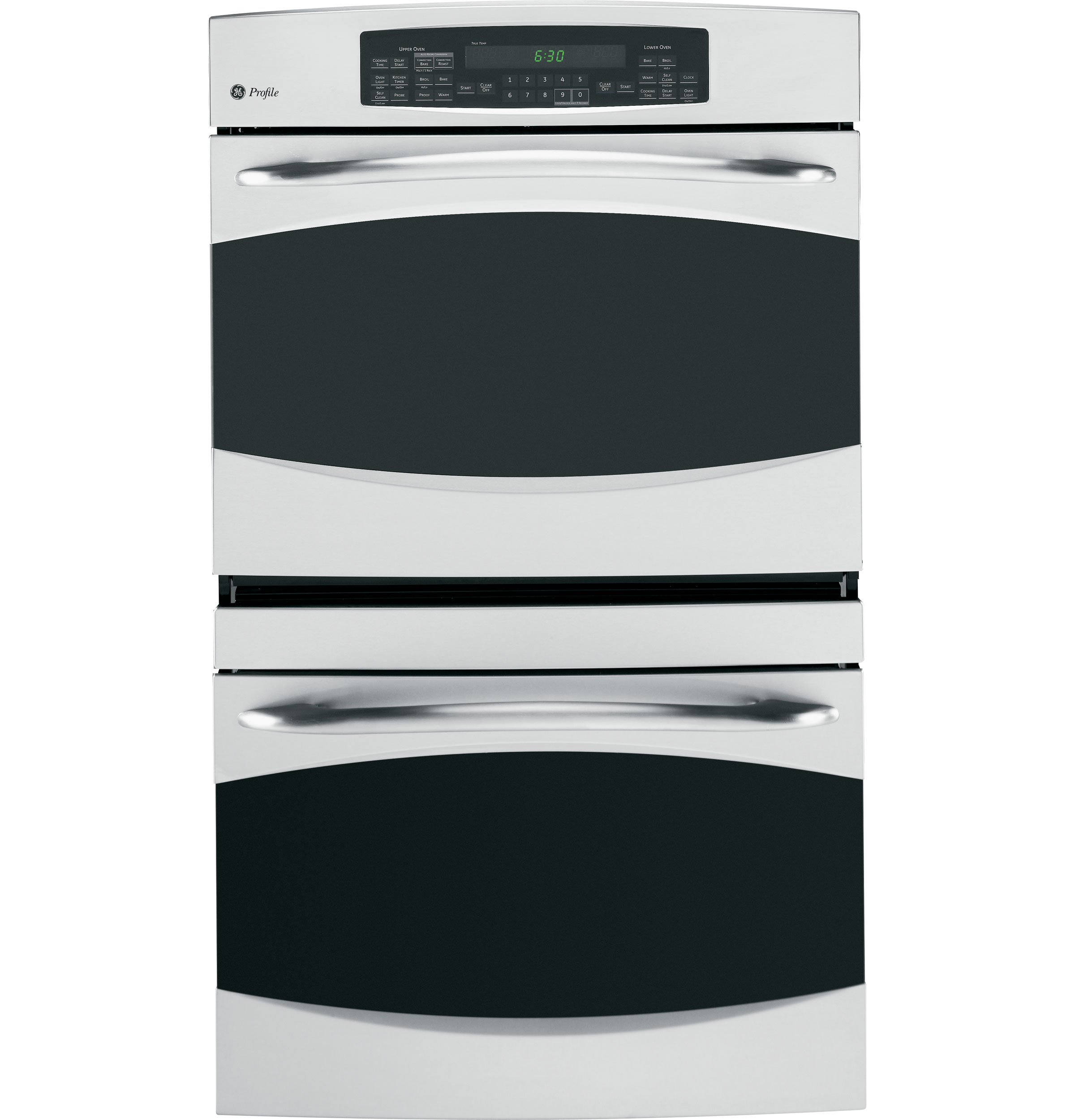 GE Profile 30in Selfcleaning Singlefan Double Electric Wall Oven