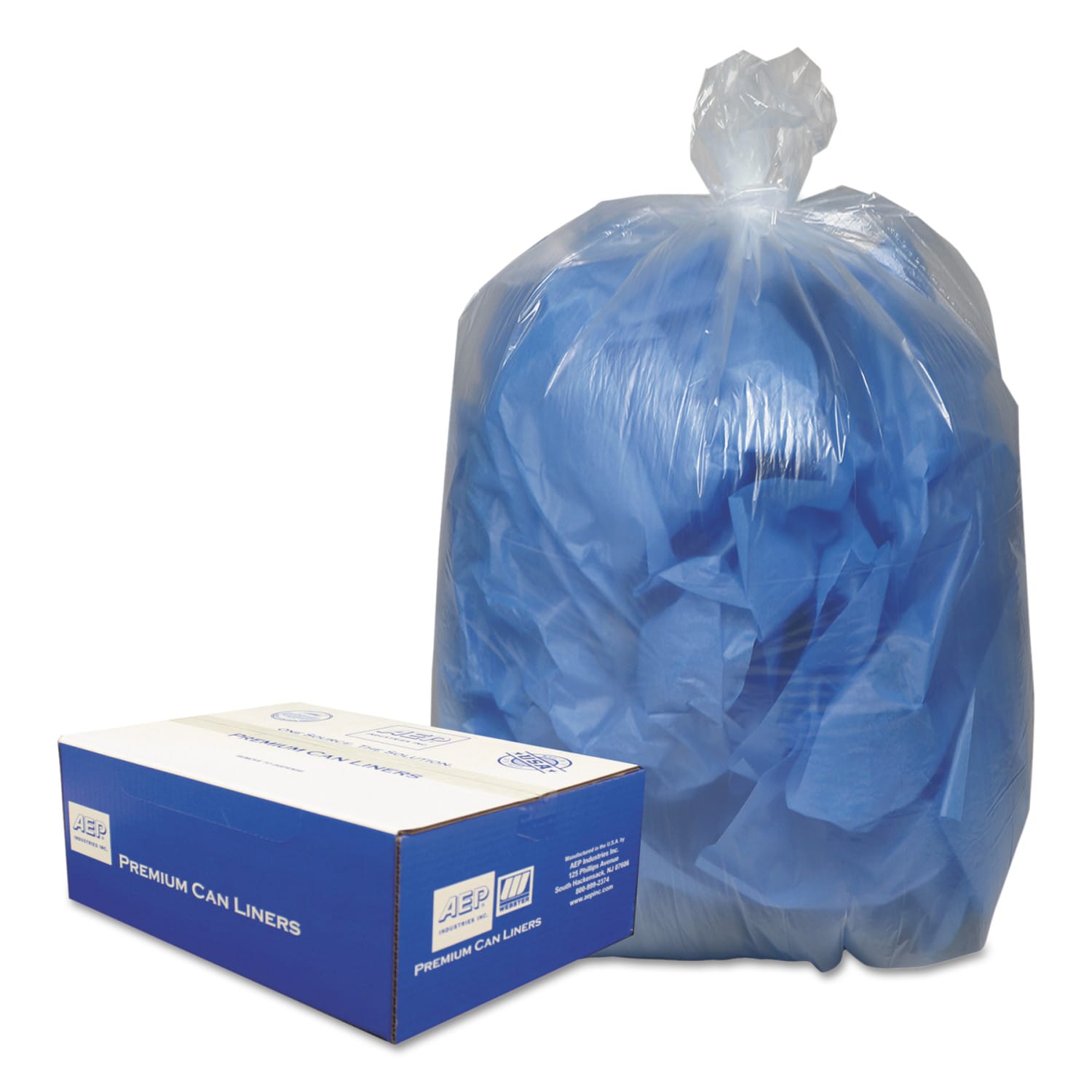 Double Sided Clear Recycling Bags - 100 Count