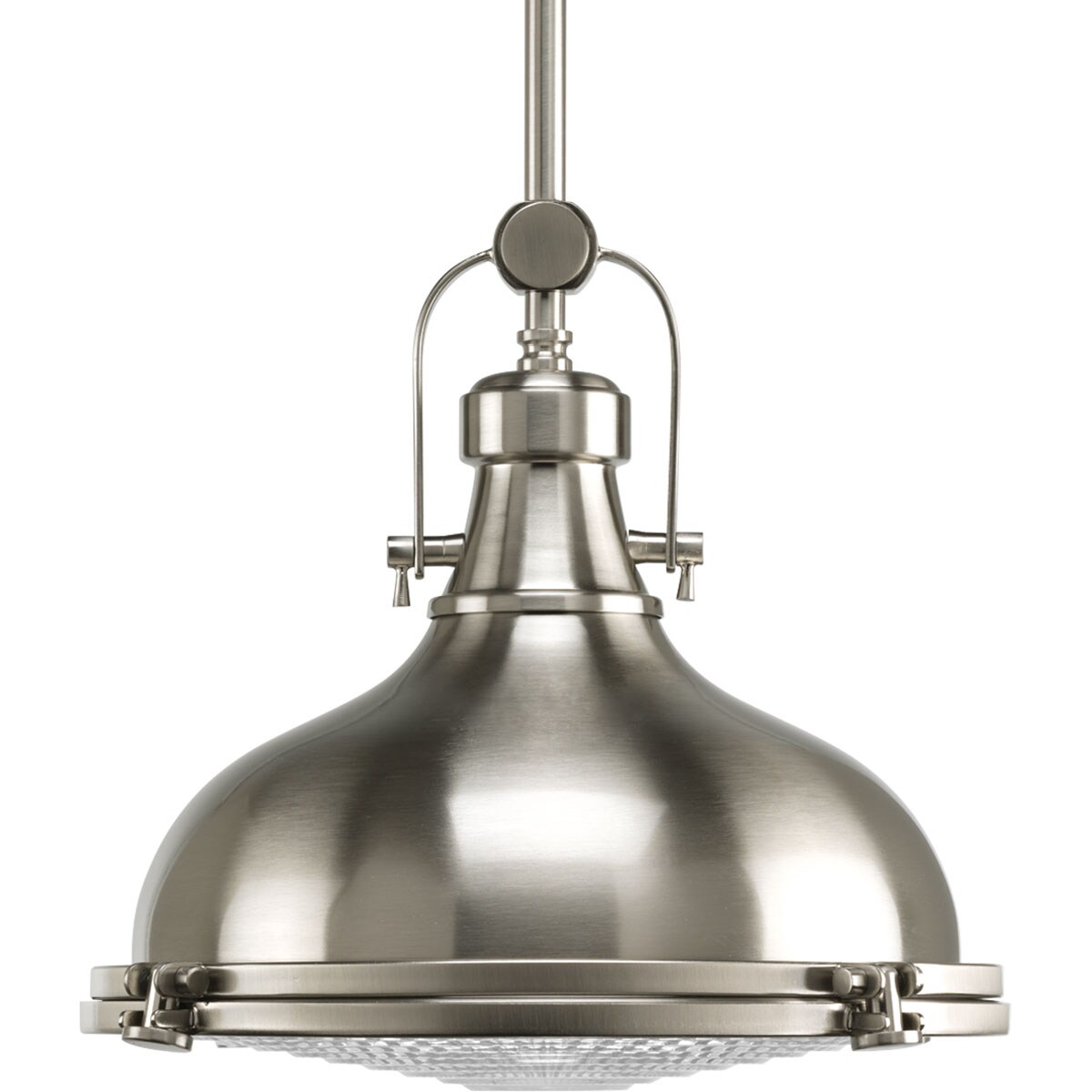 pressed metal pendant light