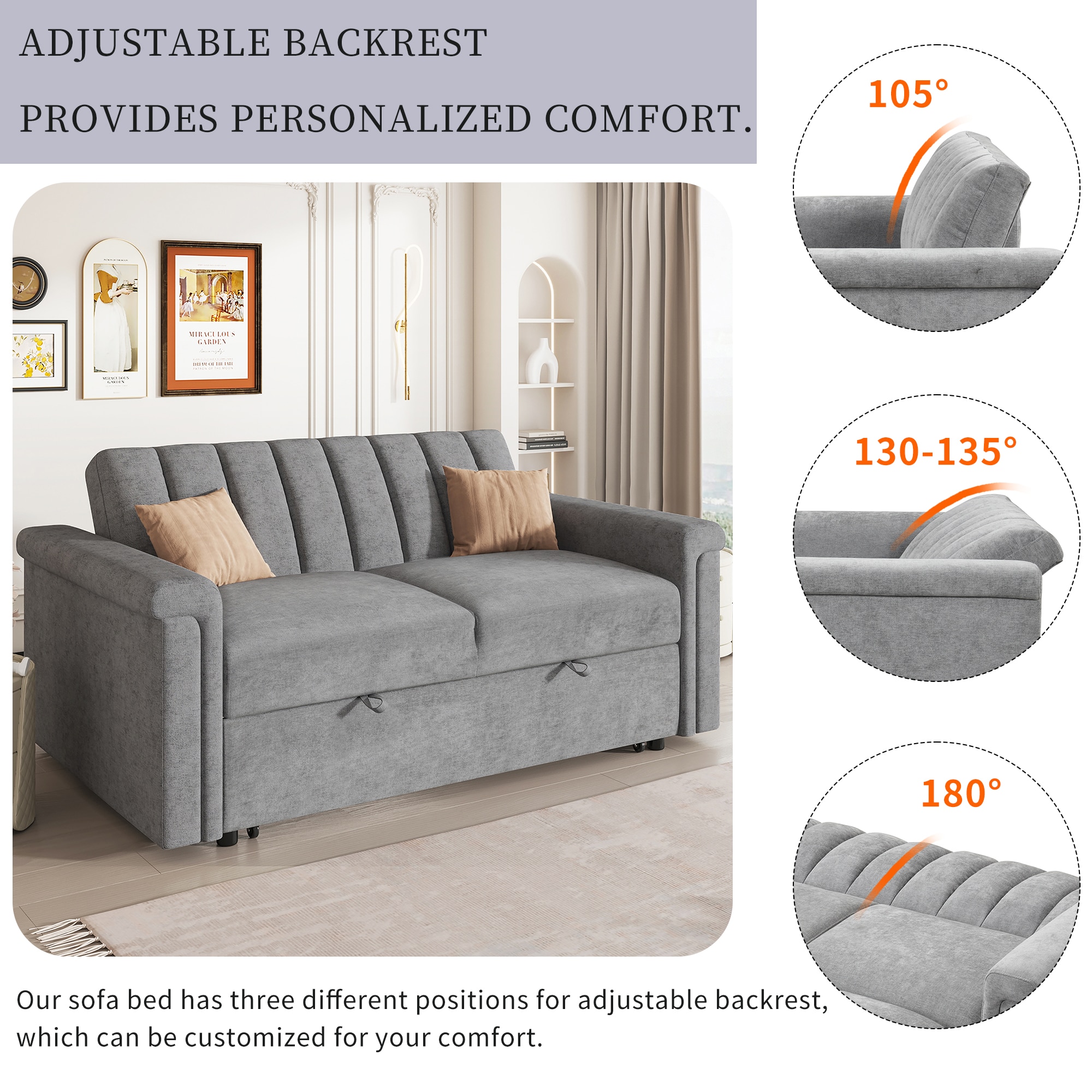 WELLFOR CAN-R062 futons - View #5