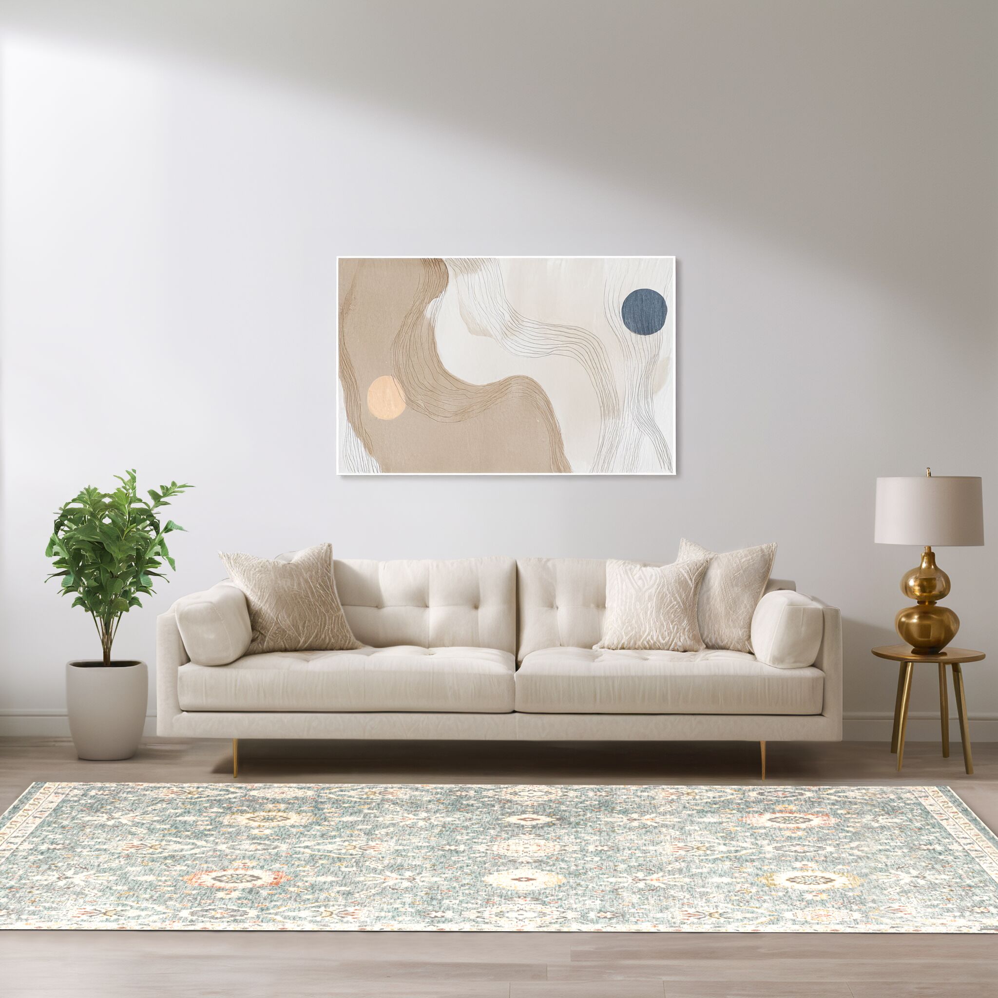 allen + roth with STAINMASTER R1296 838 094120 rugs - View #2