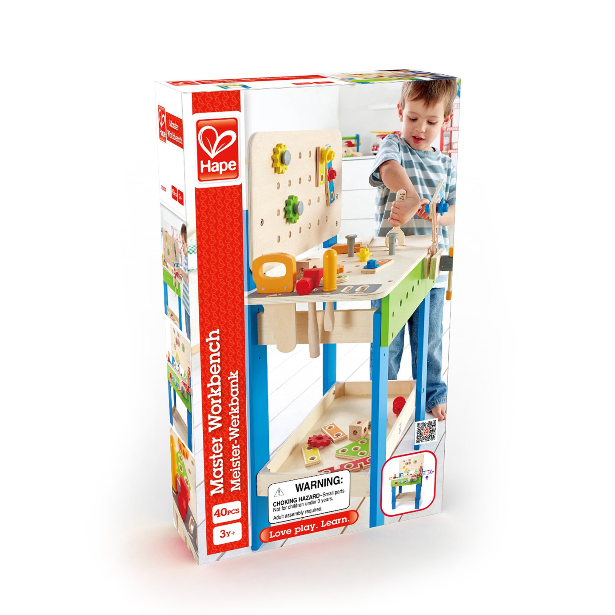 Hape Multi-Color Wooden Early Explorer Master Workbench