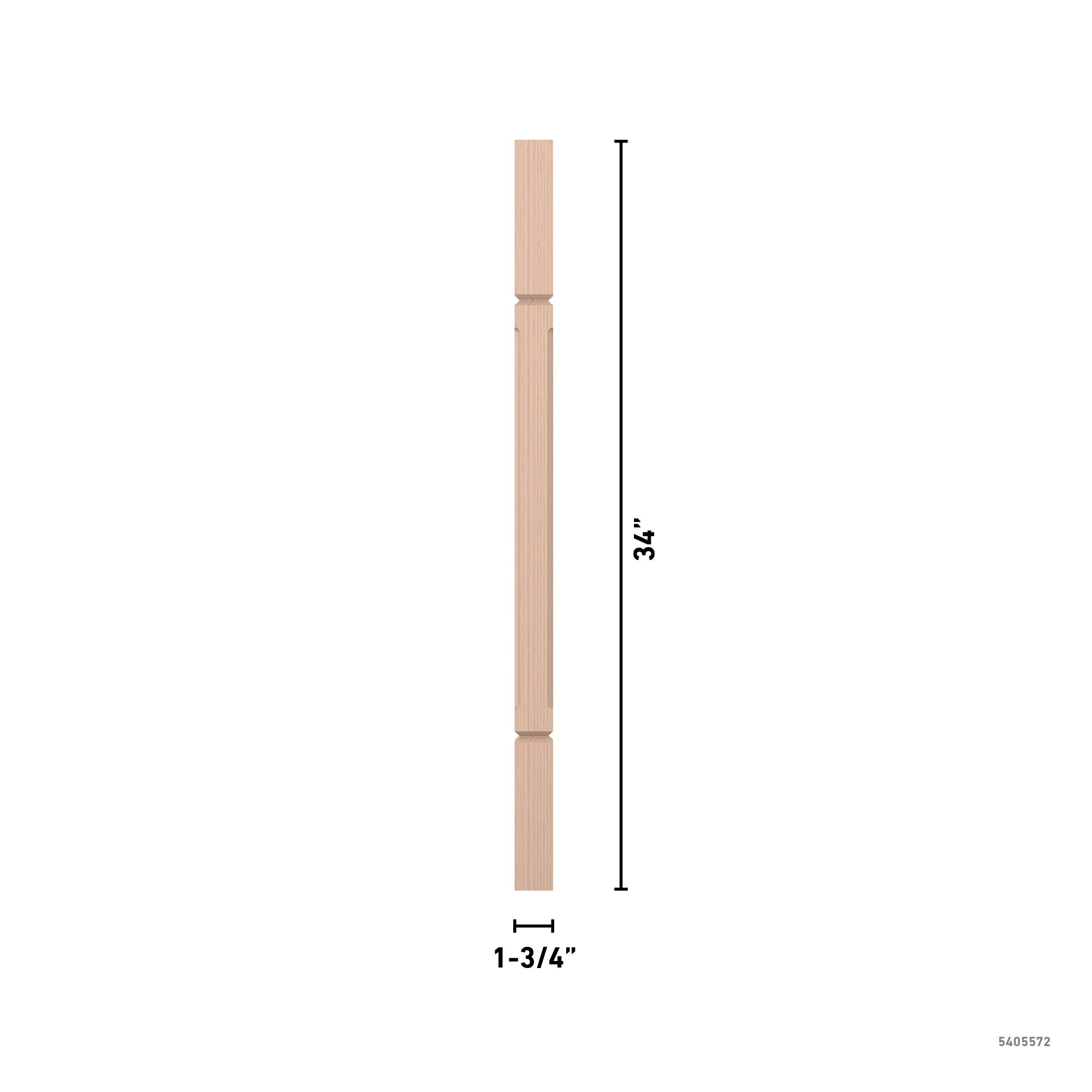 L.J. Smith Stair Systems LJC-5360V-M 34 Interior-Stairpart-Balusters - View #4