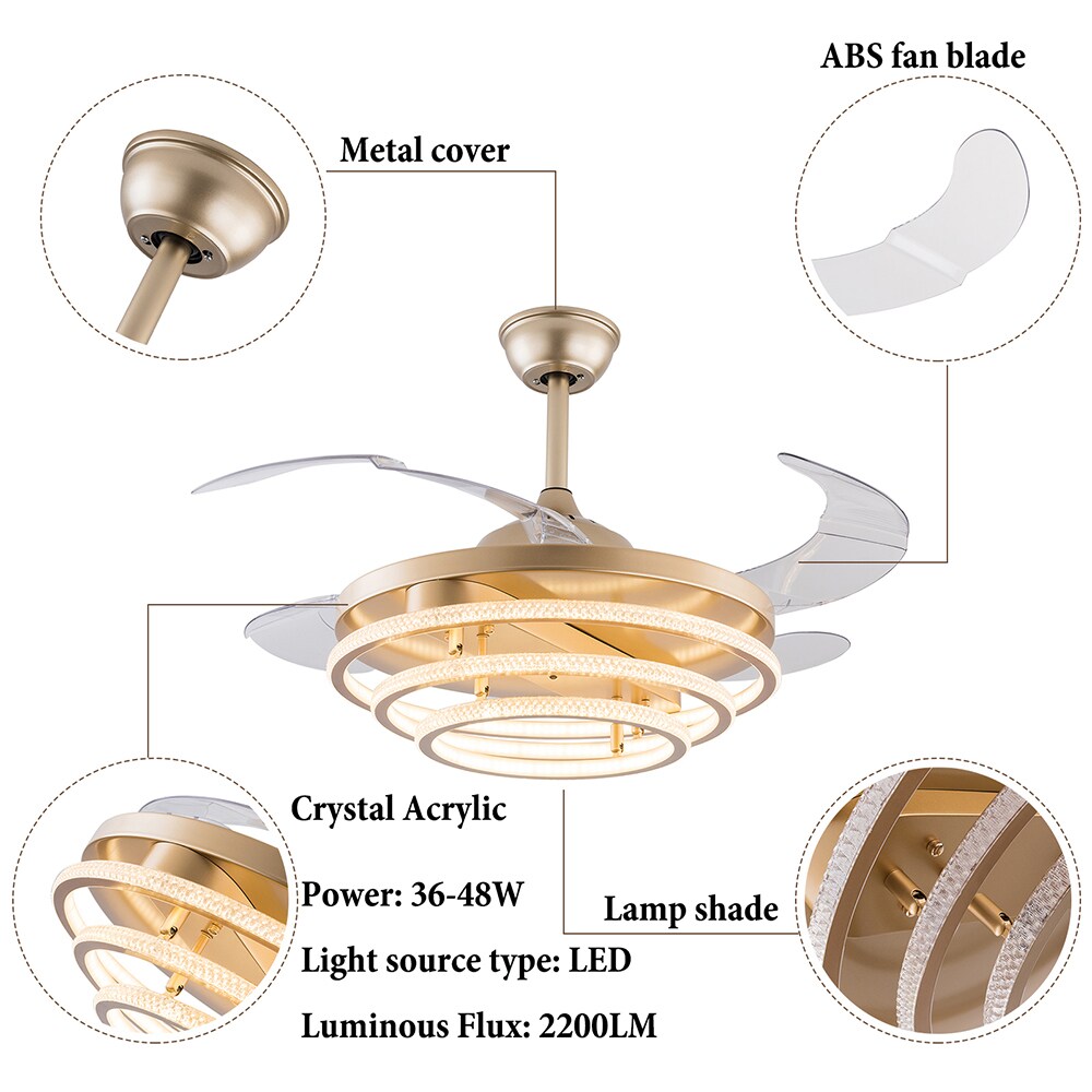 Oukaning JZUCODW499HCX Ceiling-Fans - View #6