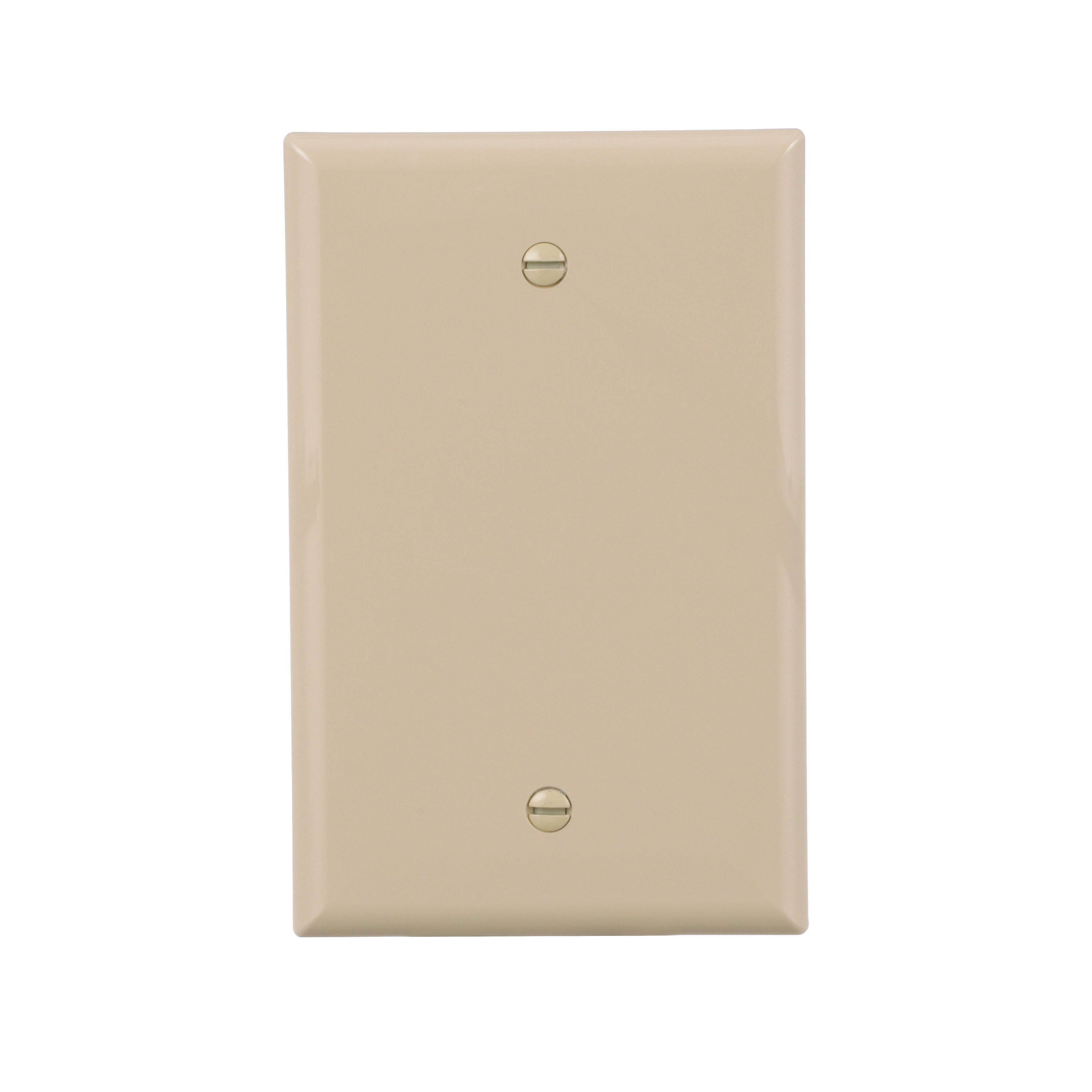 Eaton PJ13V-F-LW 1 -Gang Midsize Size Ivory Polycarbonate Indoor Blank Wall Plate