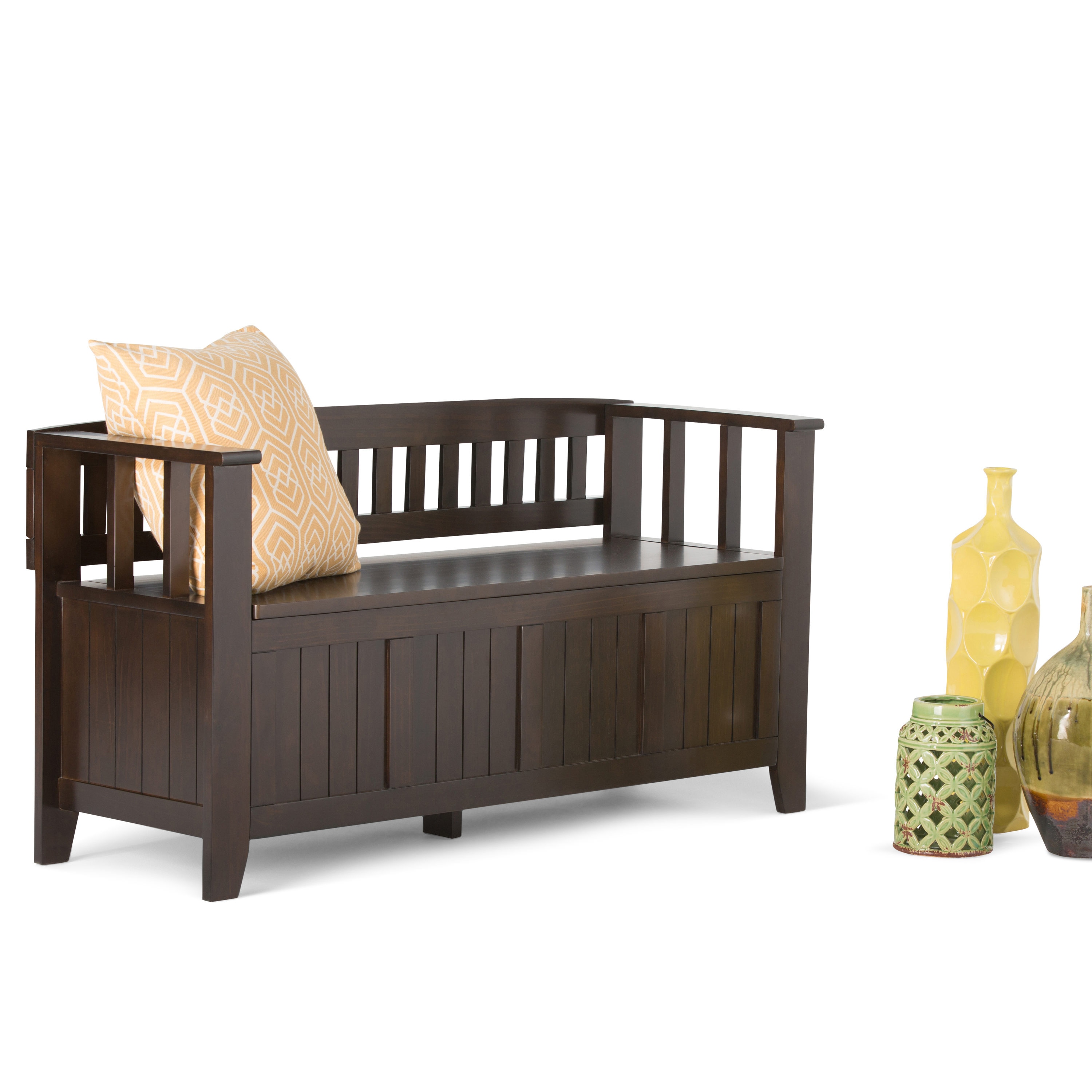 Simpli Home AXCRACA13-BRU bench - View #7