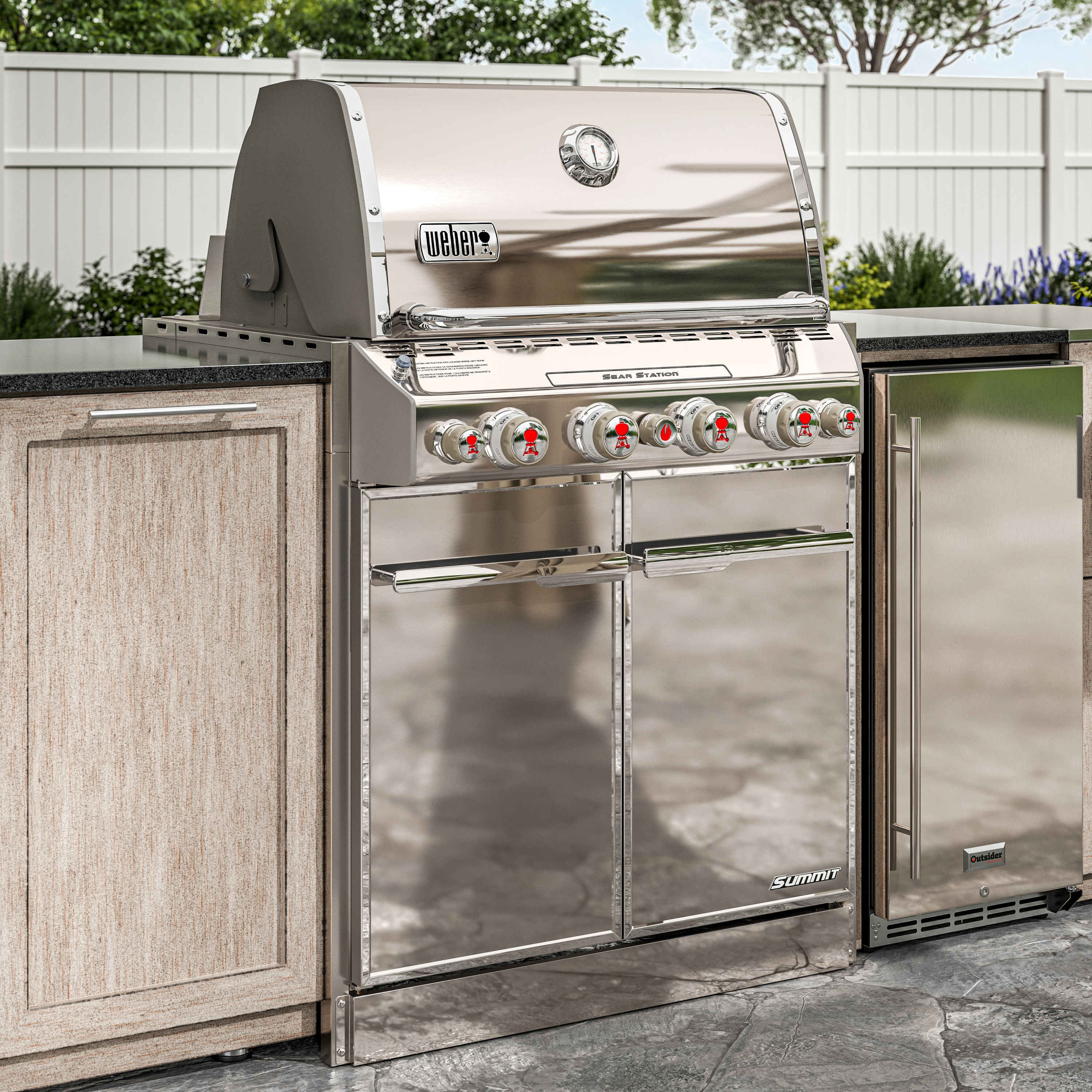 Weber outdoor outlet kitchens